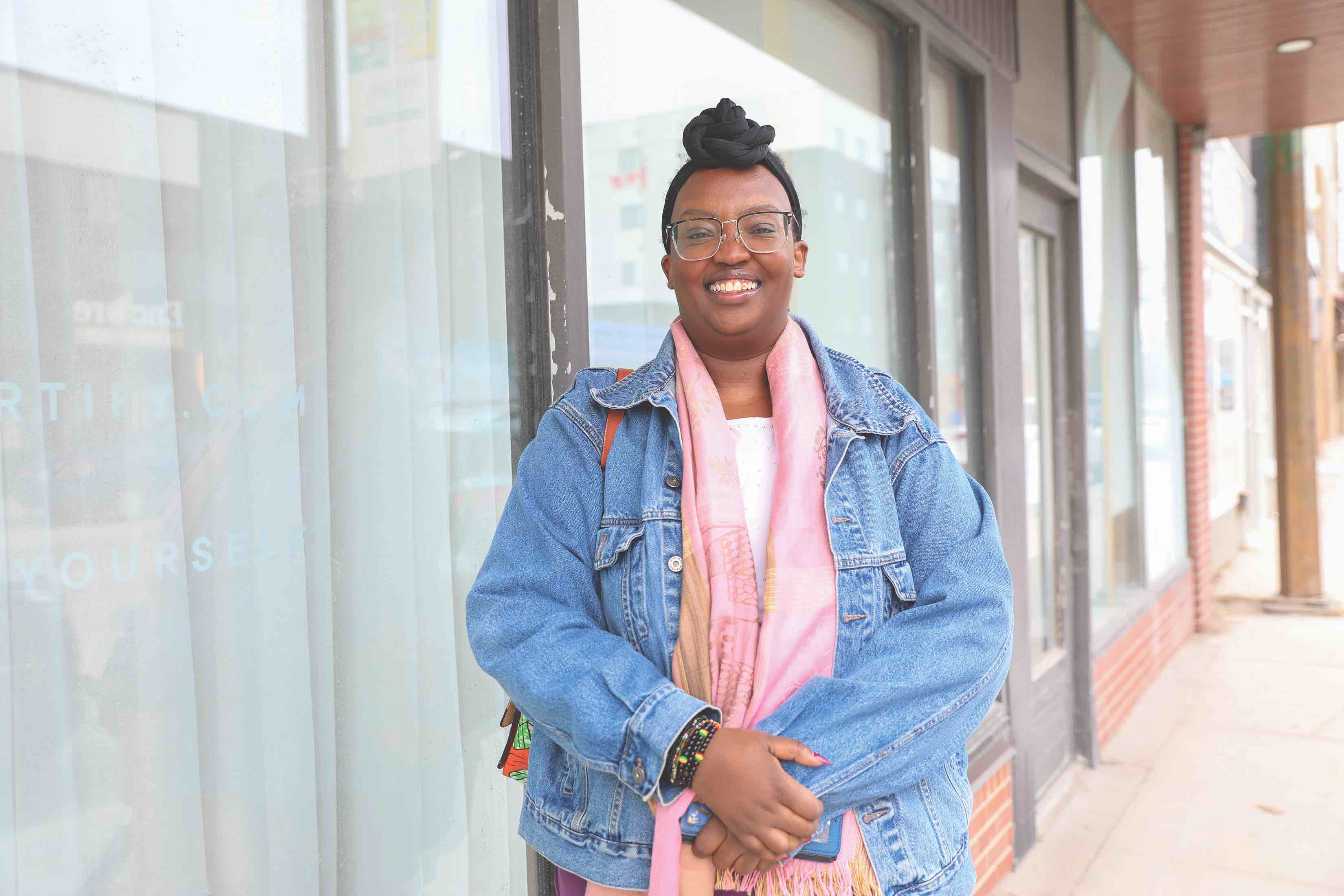 Brenda Arakaza, paroissienne.