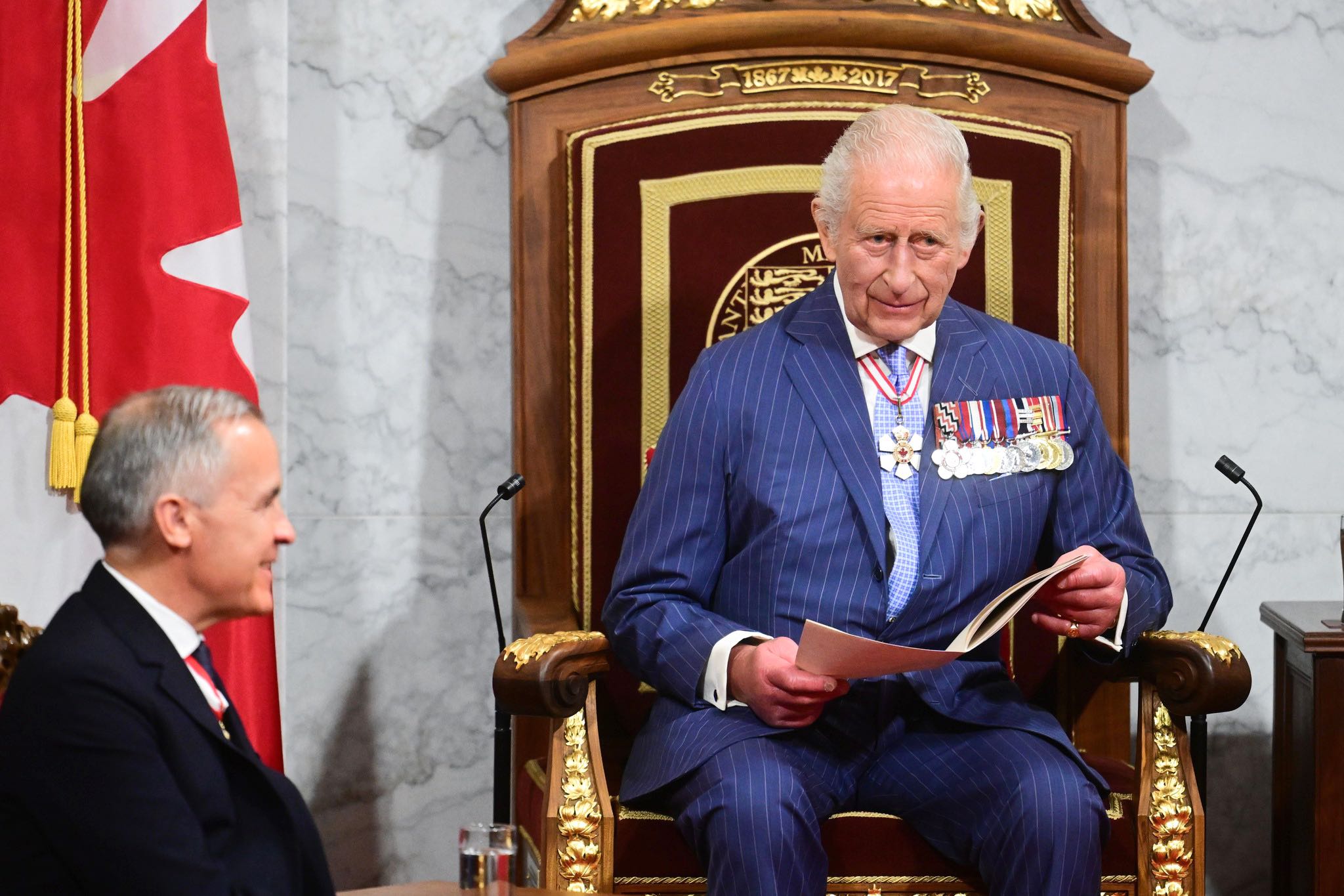 Charles III a officiellement ouvert la 45e législature du Canada.