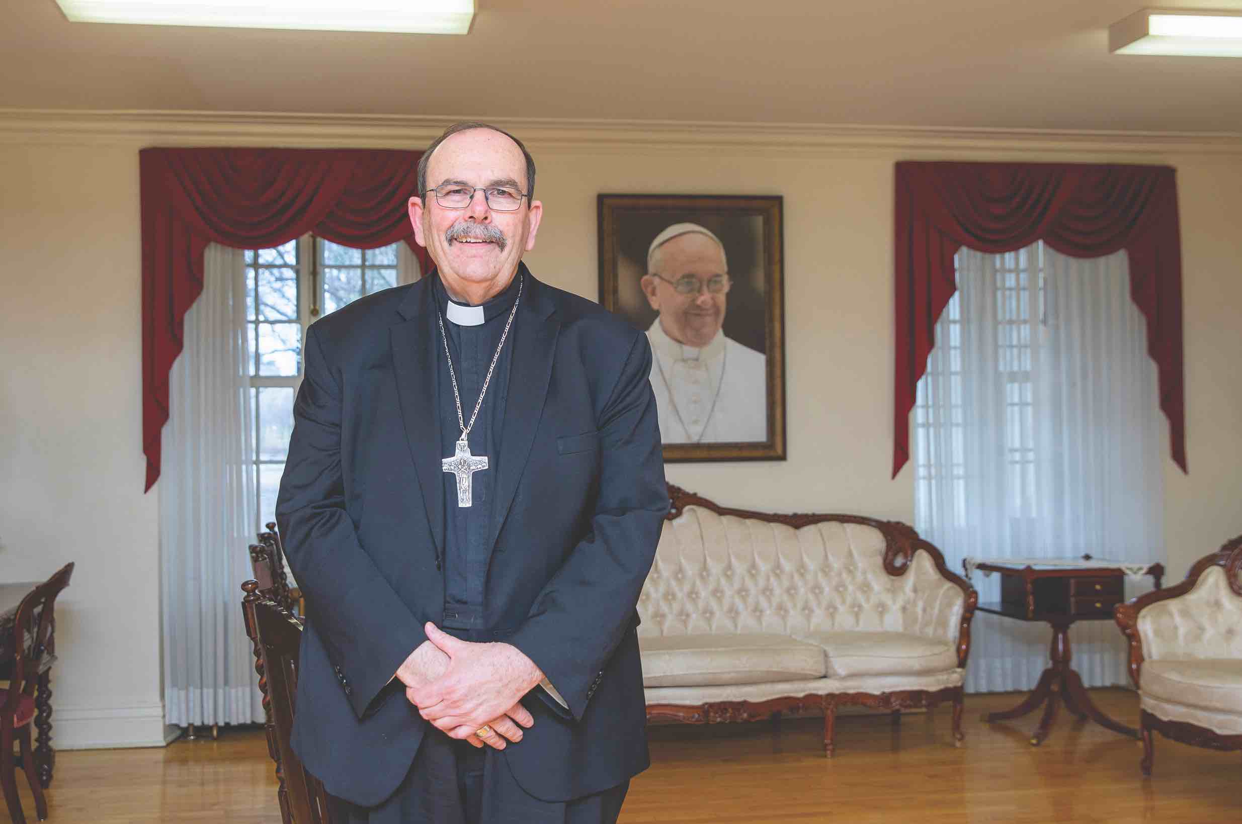 Monseigneur LeGatt, archevêque de l’archidiocèse de Saint-Boniface.
