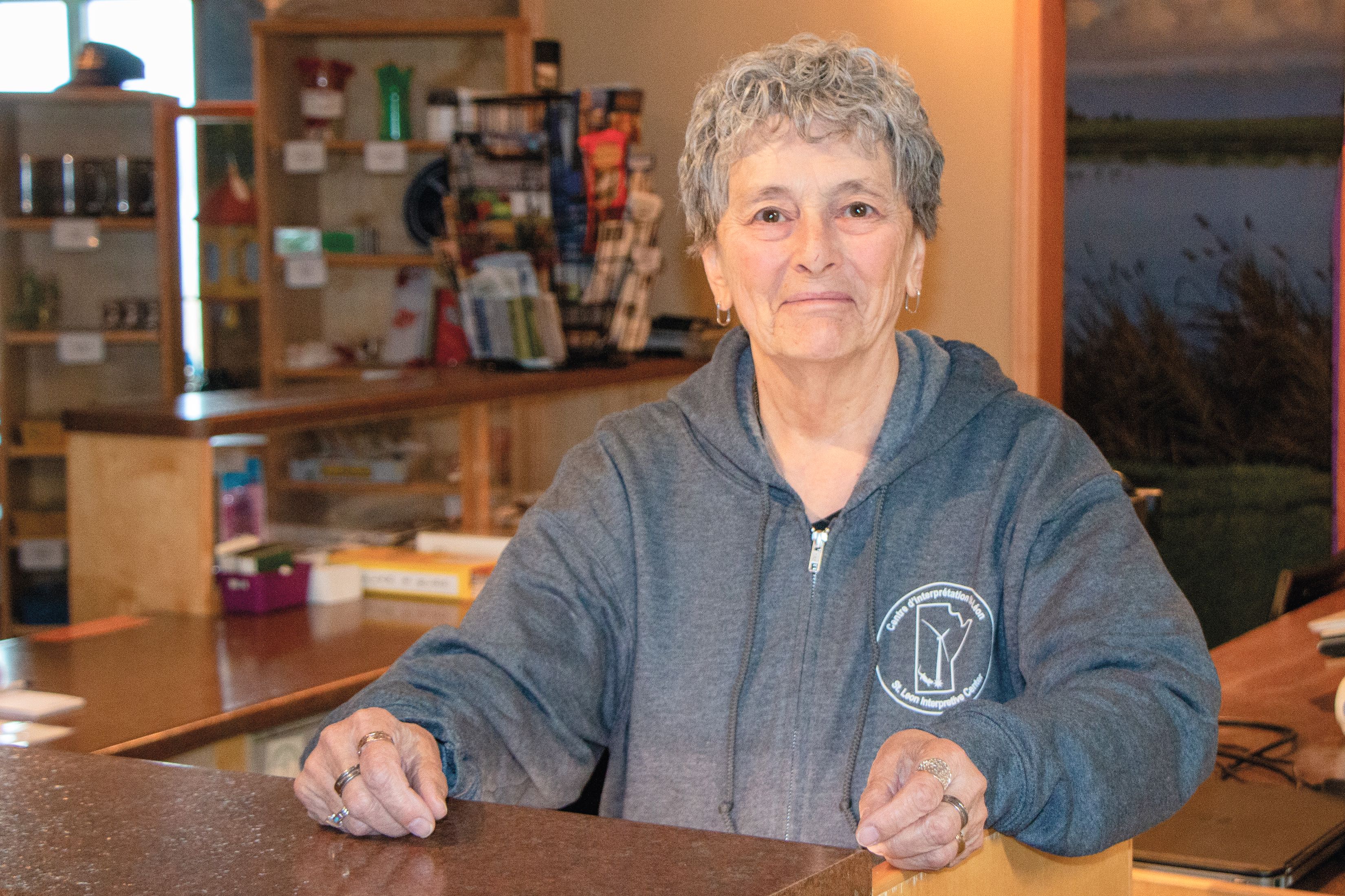 Lorraine Mabon, présidente du Centre d’interprétation Saint-Léon.