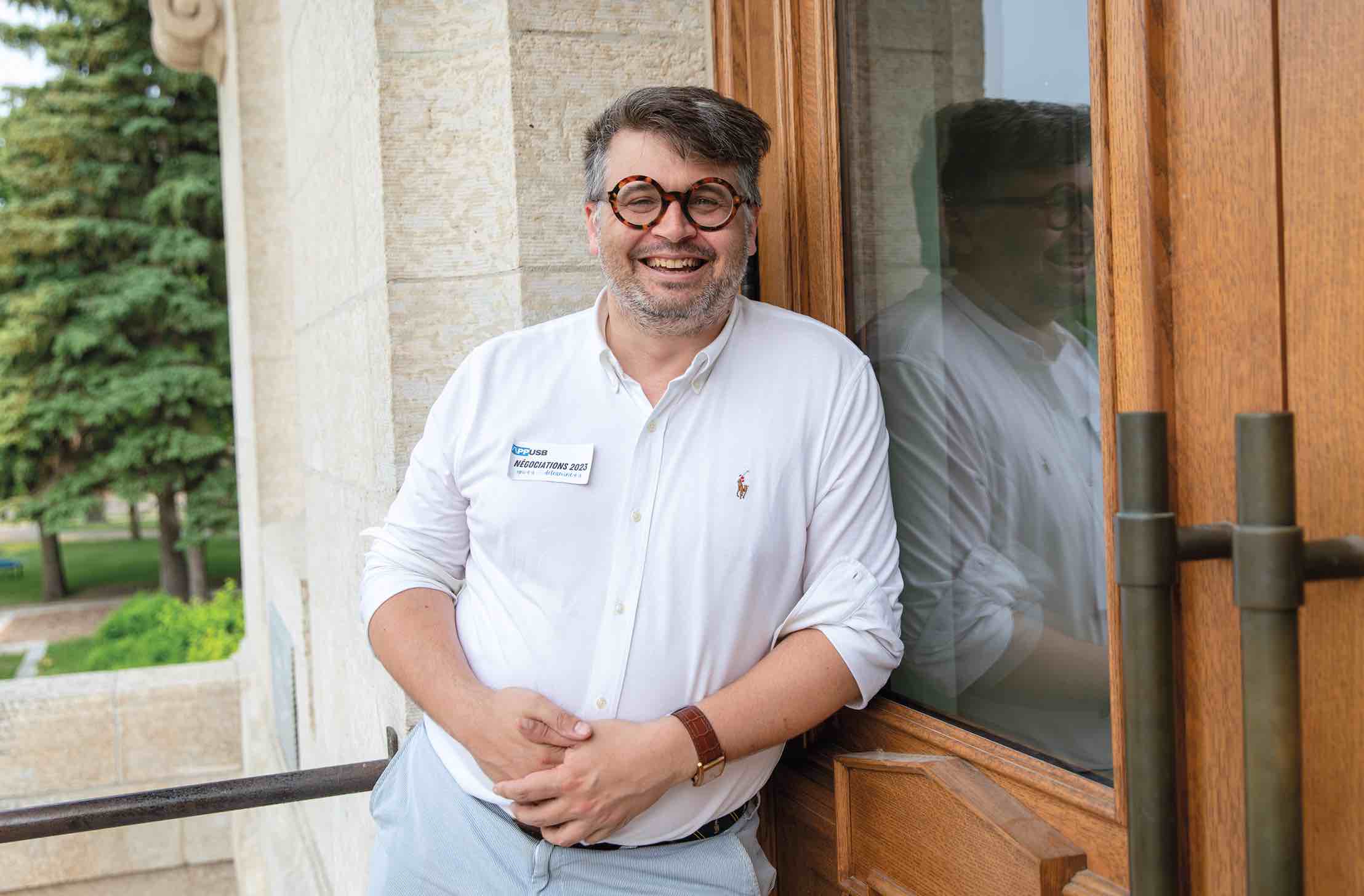 Patrick Noël est professeur agrégé d’histoire et président de l’Association des professeurs et professionnels de l’Université de Saint-Boniface (APPUSB).