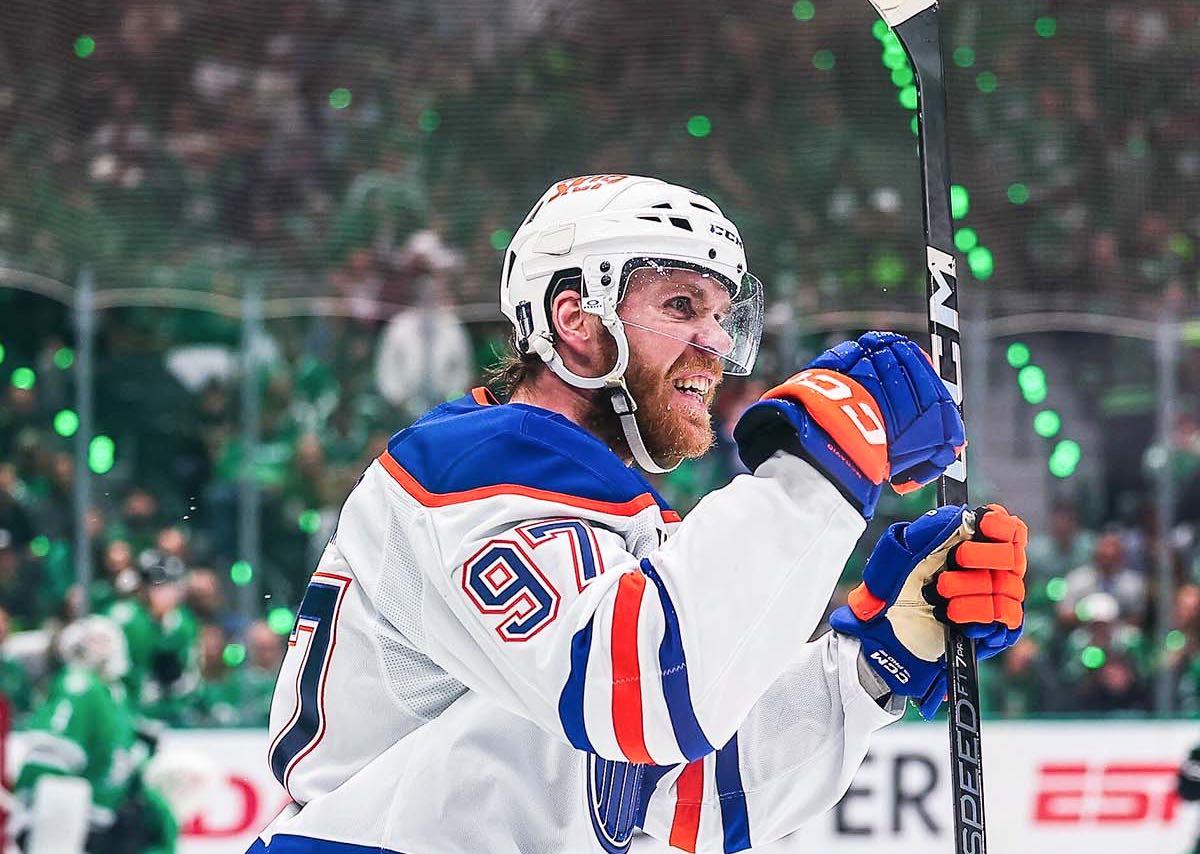Connor McDavid, le capitaine des Oilers est en finale de la Coupe Stanley.
