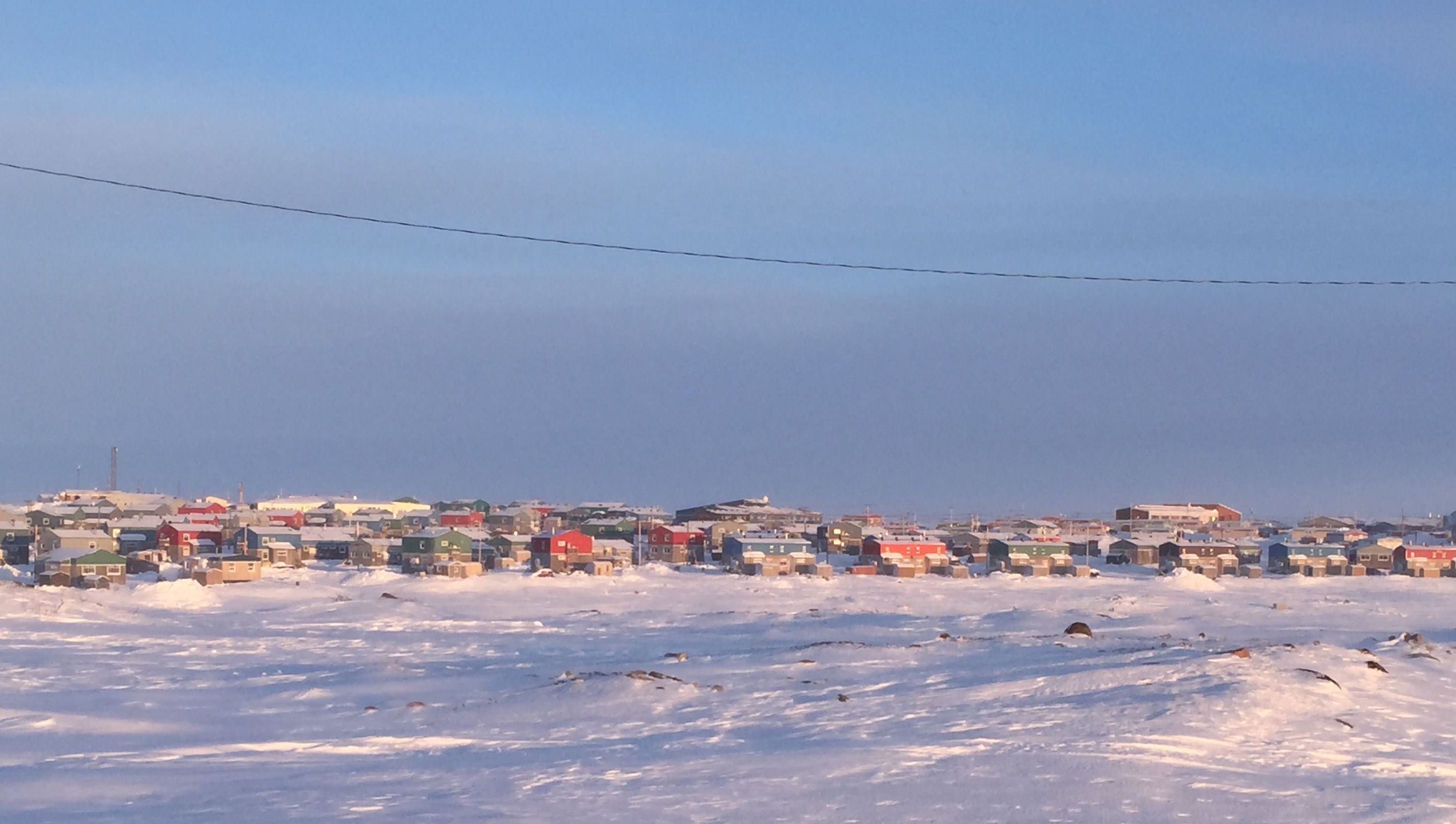 Le village inuit de Puvirnituq.