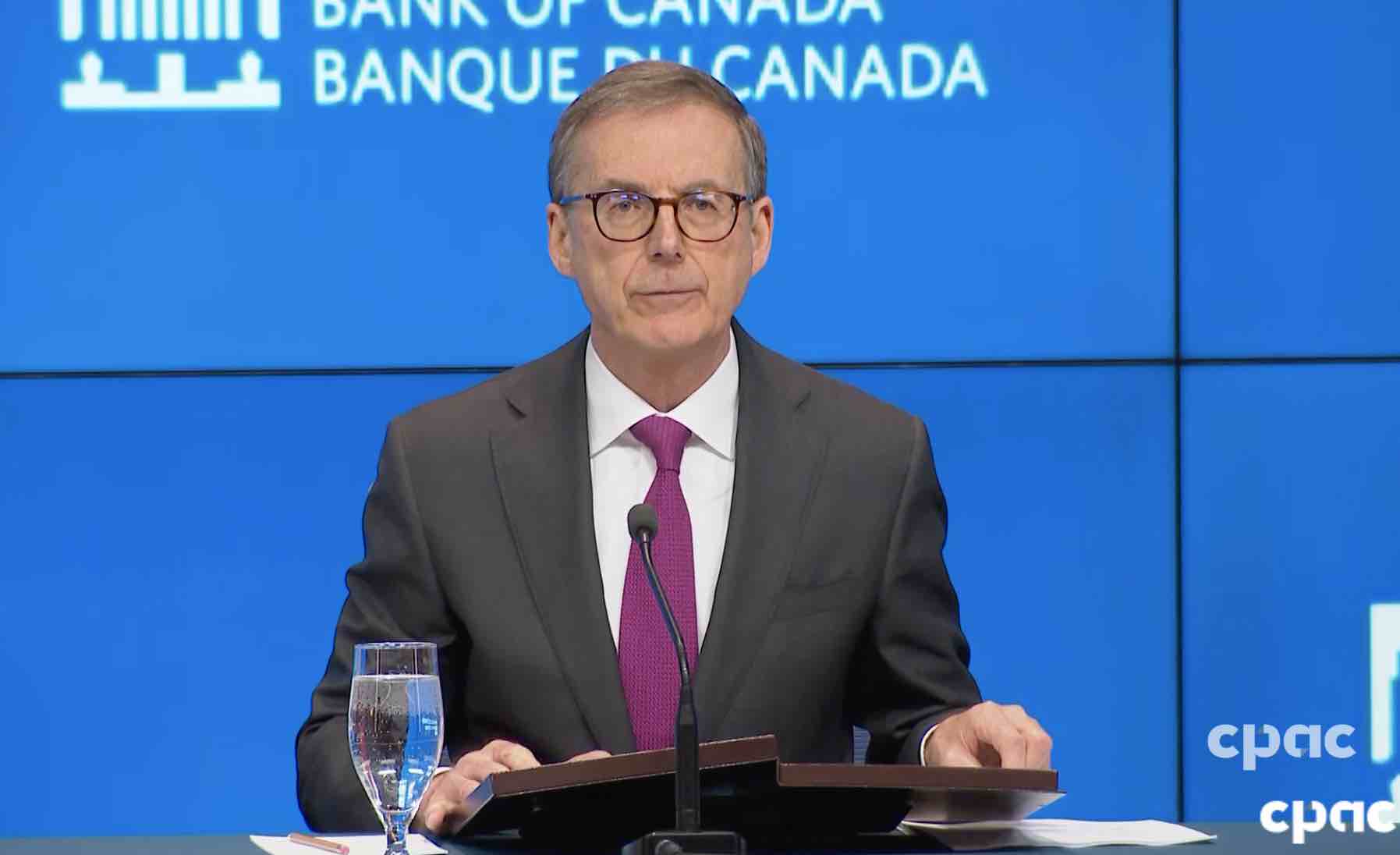 Le gouverneur de la Banque du Canada, Tiff Macklem.