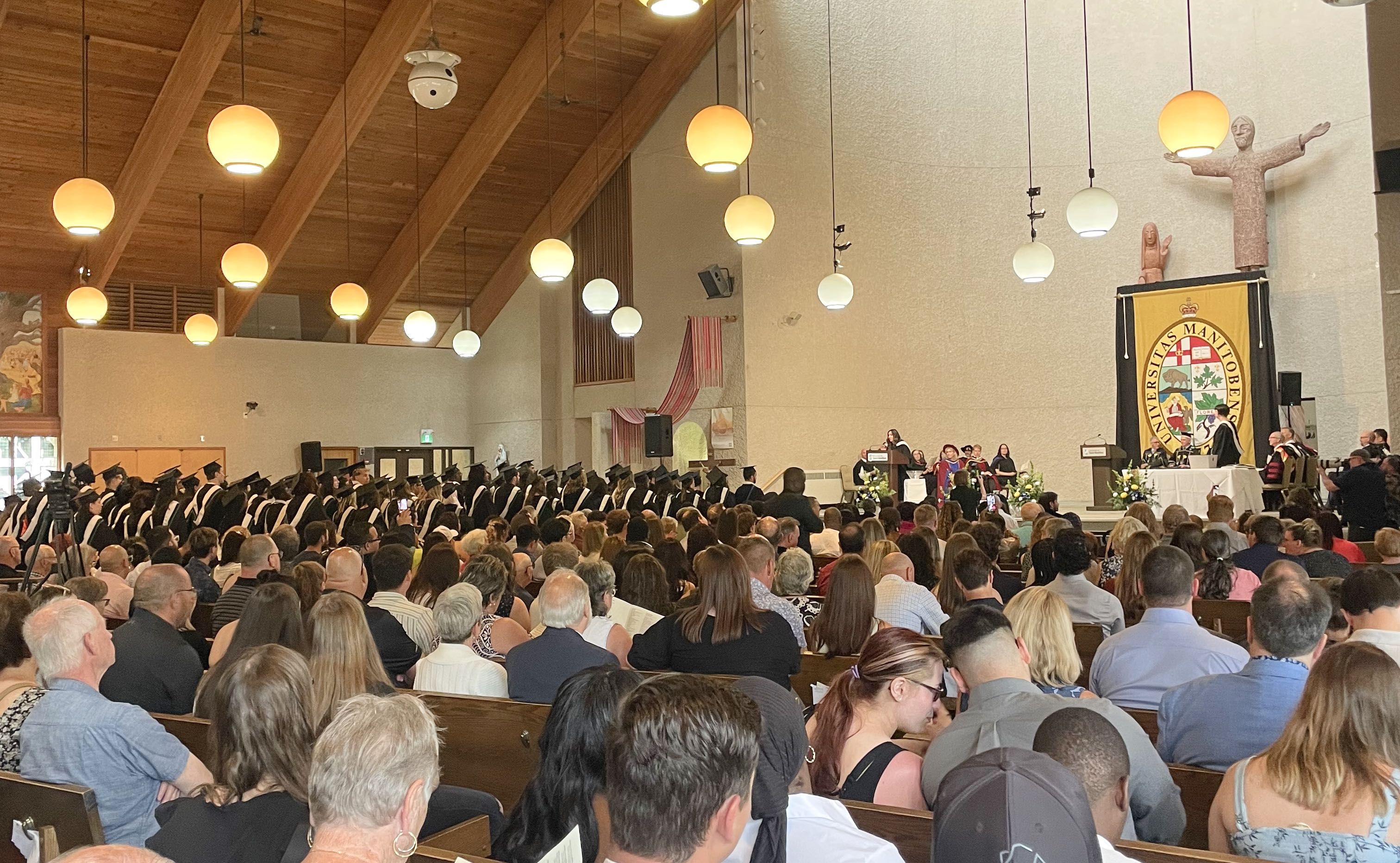 La remise des parchemins a eu lieu dans la Cathédrale de Saint-Boniface.