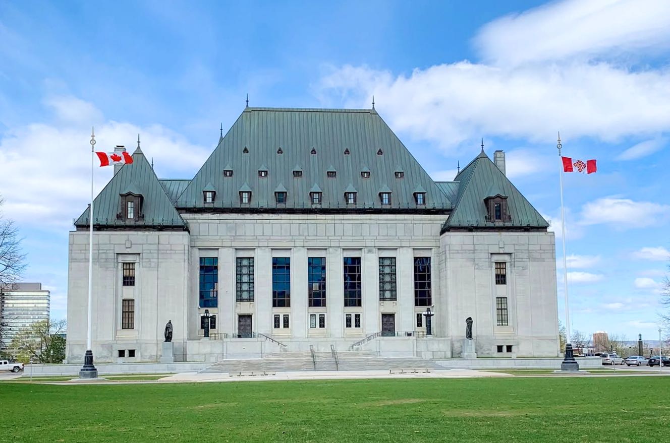 Bâtiment de la Cour suprême du Canada.
