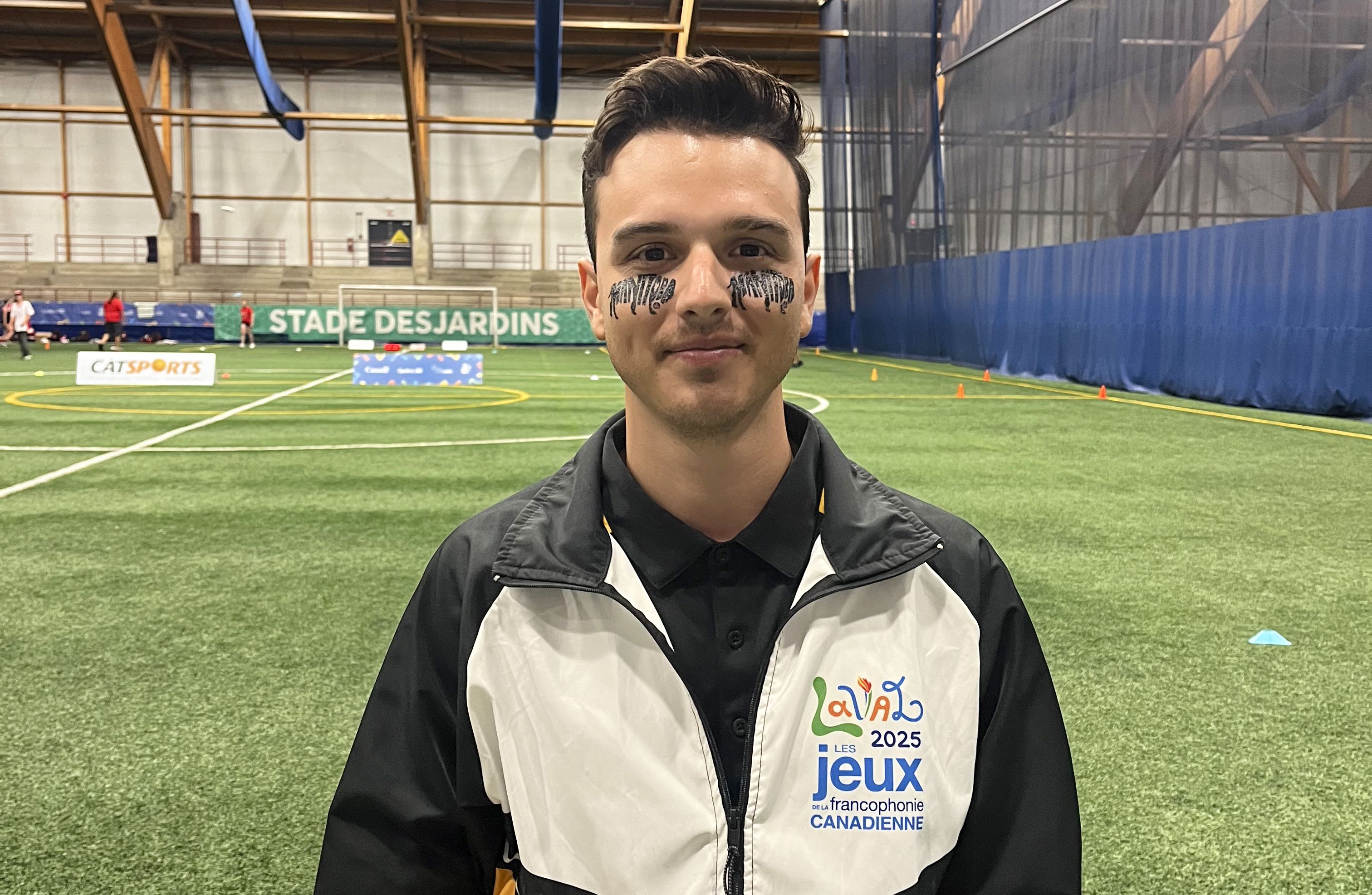 Diego Chinchilla Chaput, l’entraîneur de l’équipe d’Ultimate de la délégation manitobaine. 