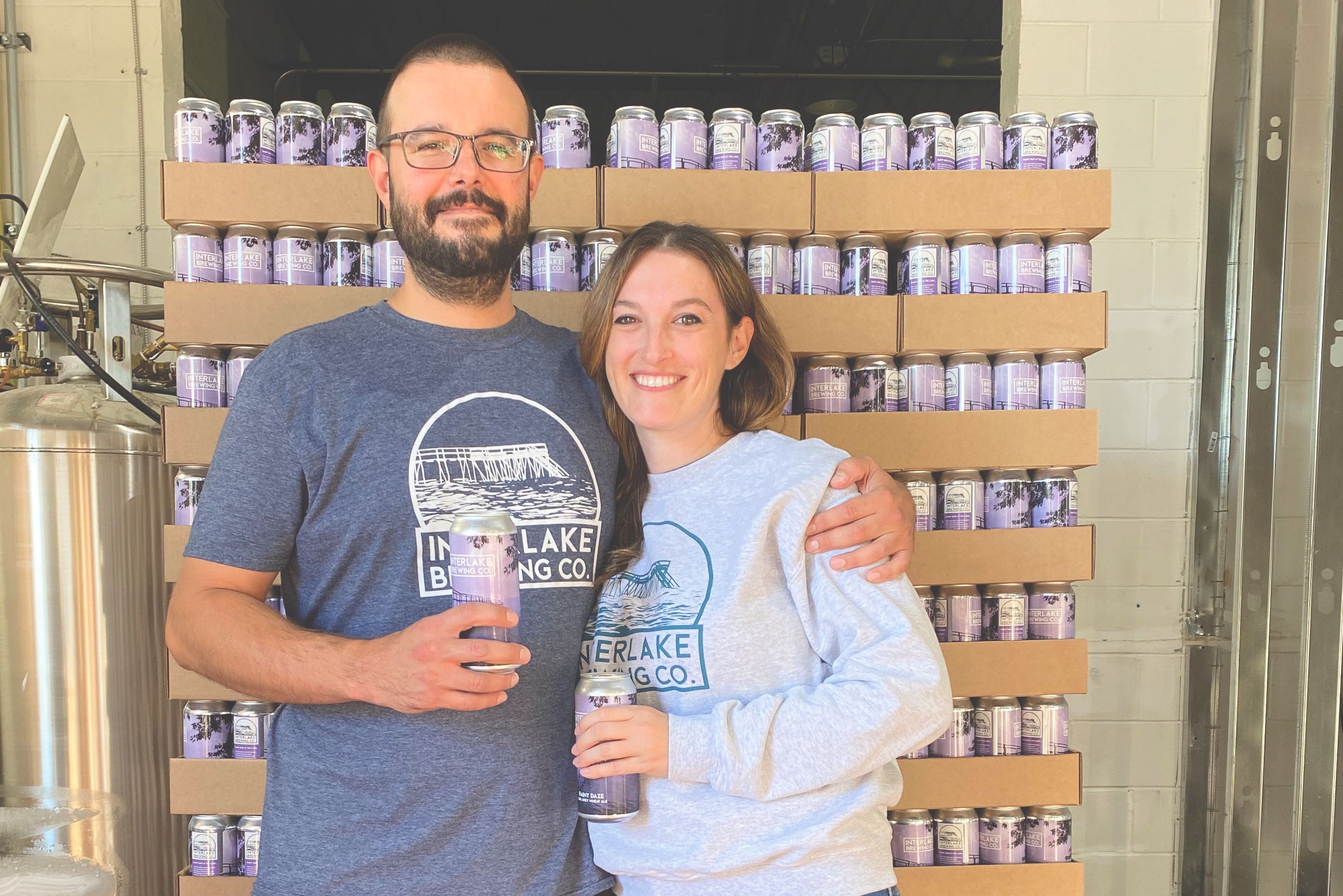 Graeme Maclean et Kristin MacCary sont les fondateurs d’Interlake Brewing.