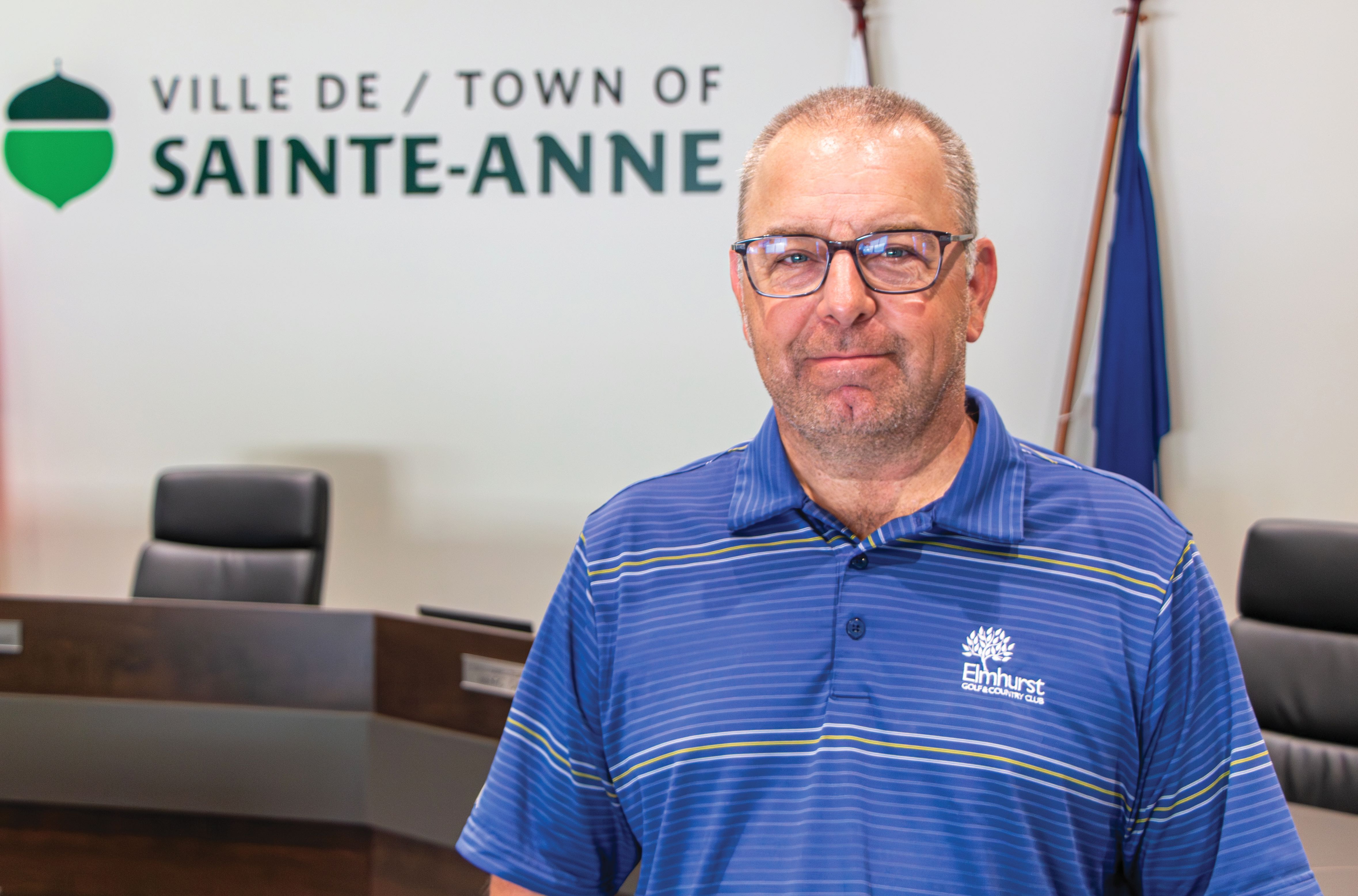 Yvan St Vincent, maire de la ville de Sainte-Anne.