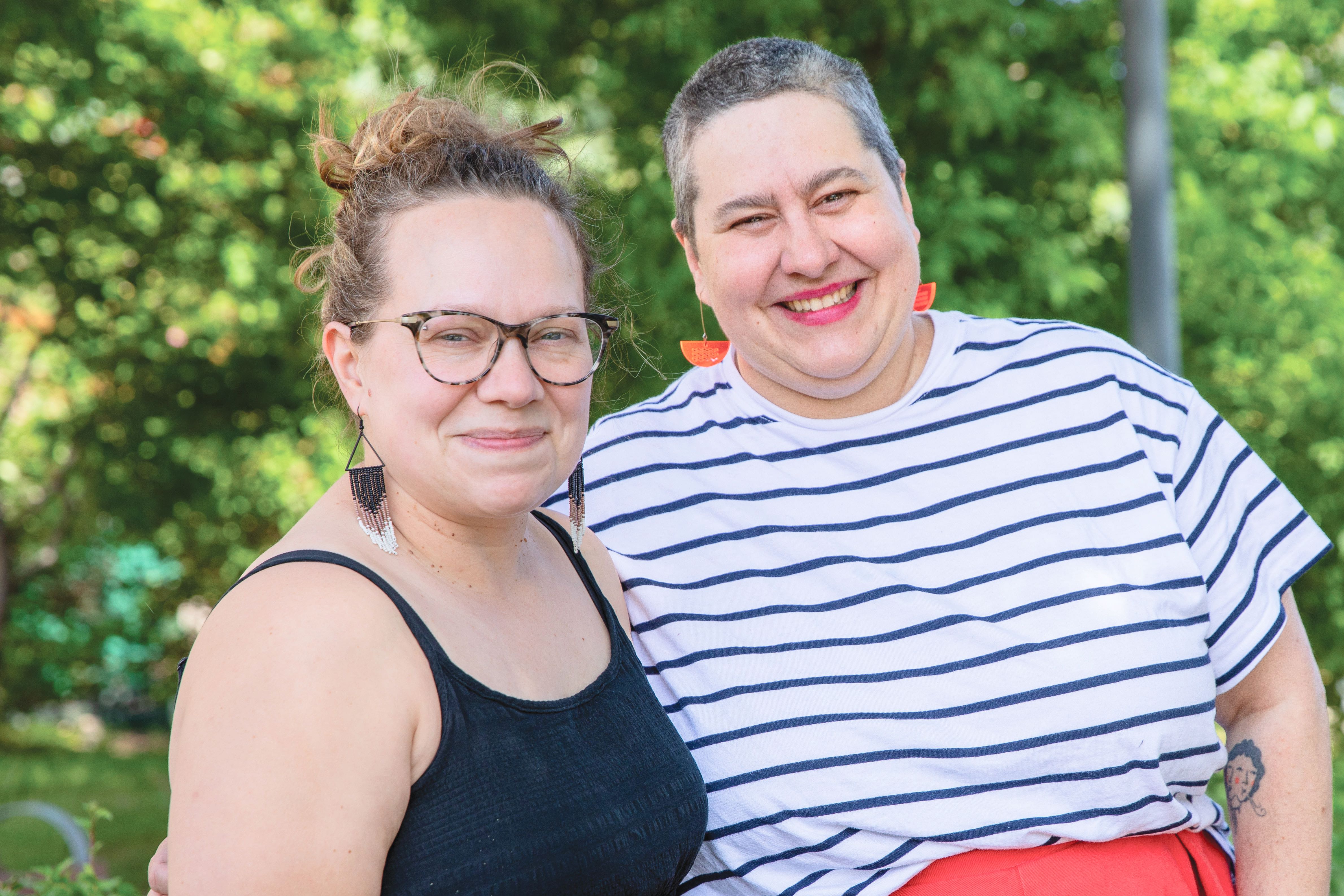 Chantal Young et Lou-Anne Bourdeau.