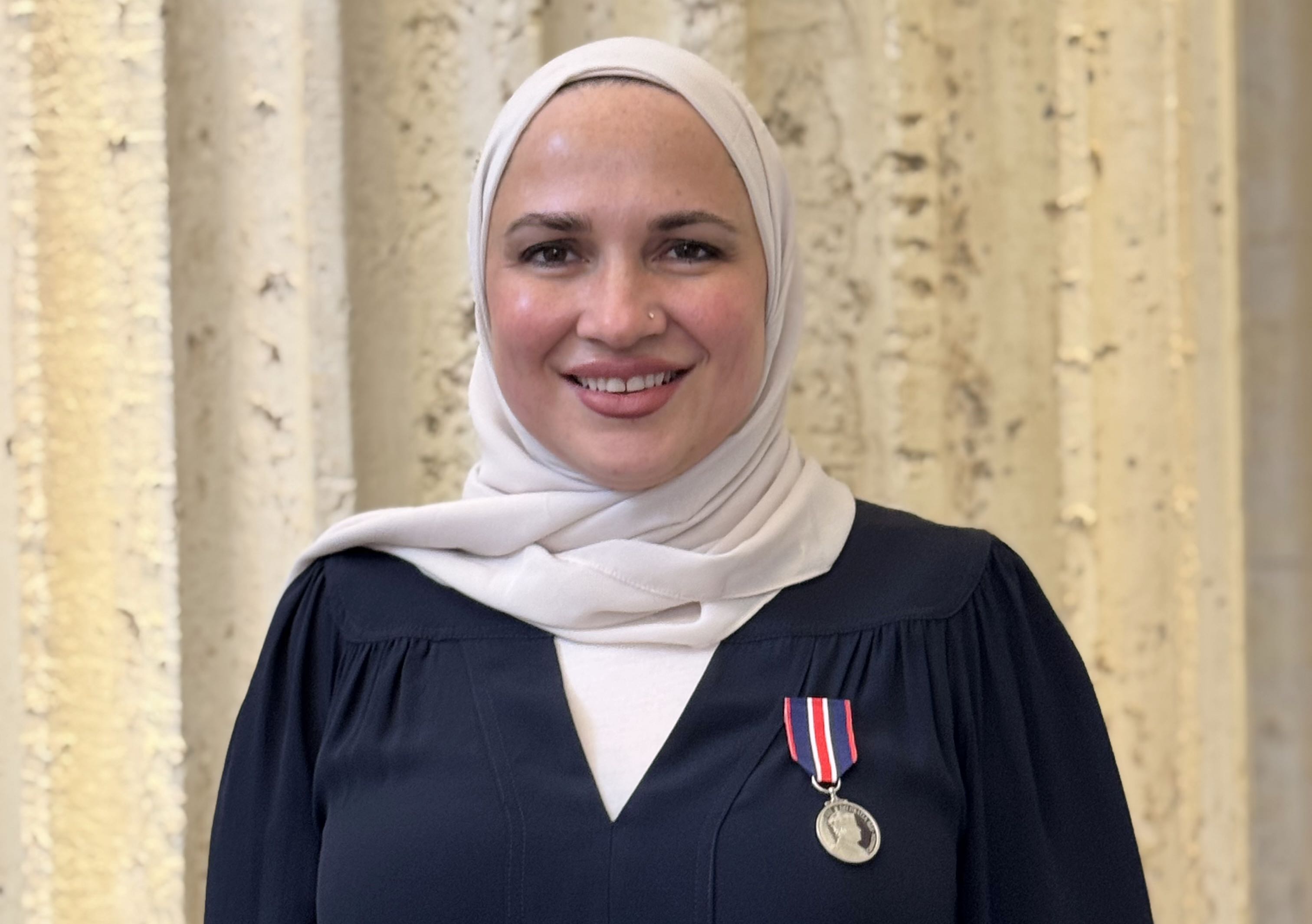 Nour Enayeh, présidente de l’Alliance des femmes de la Francophonie canadienne (AFFC) depuis 2021.