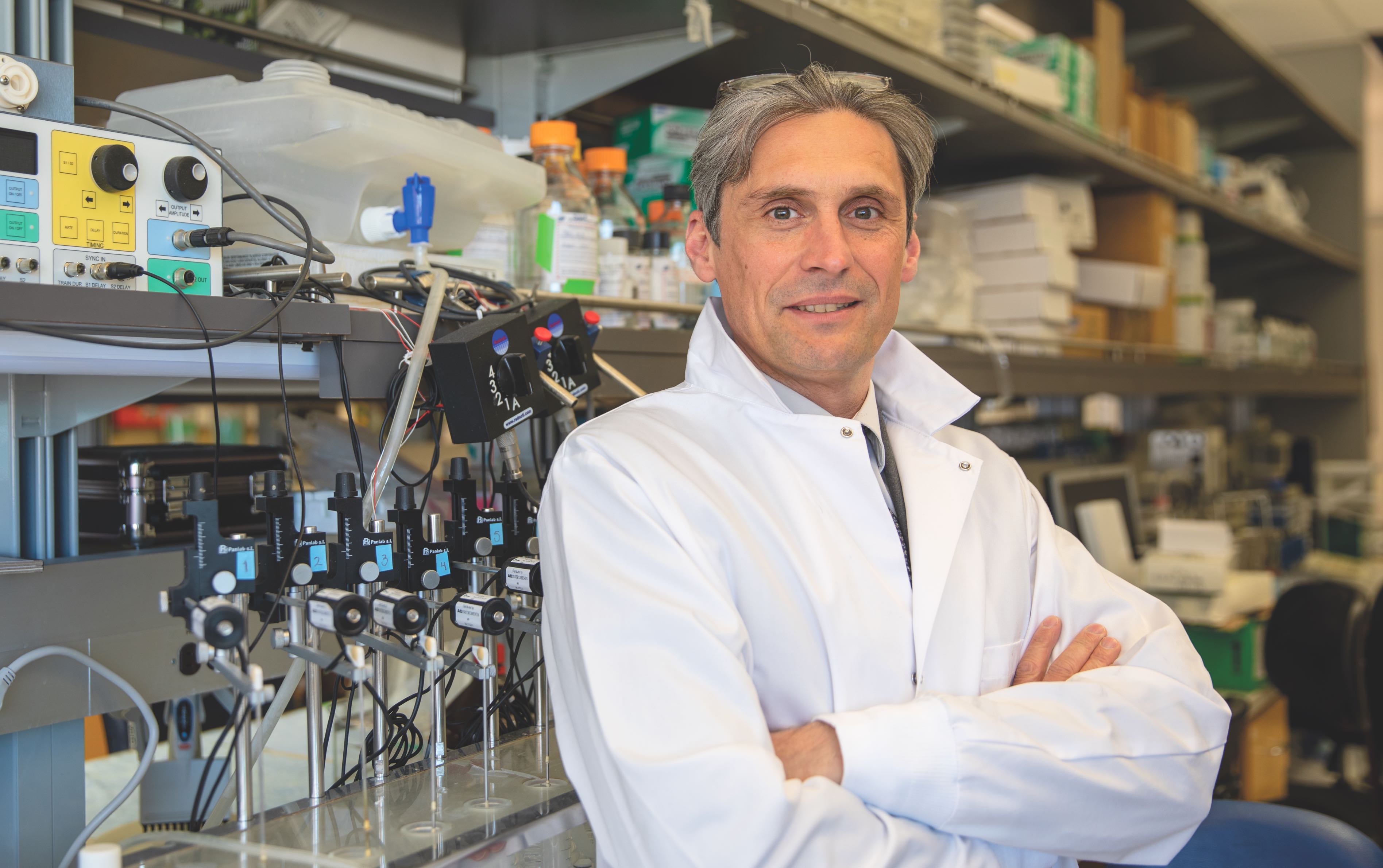 Jean-Éric Ghia, chercheur et professeur en immunologie et en gastroentérologie à l’Université du Manitoba
