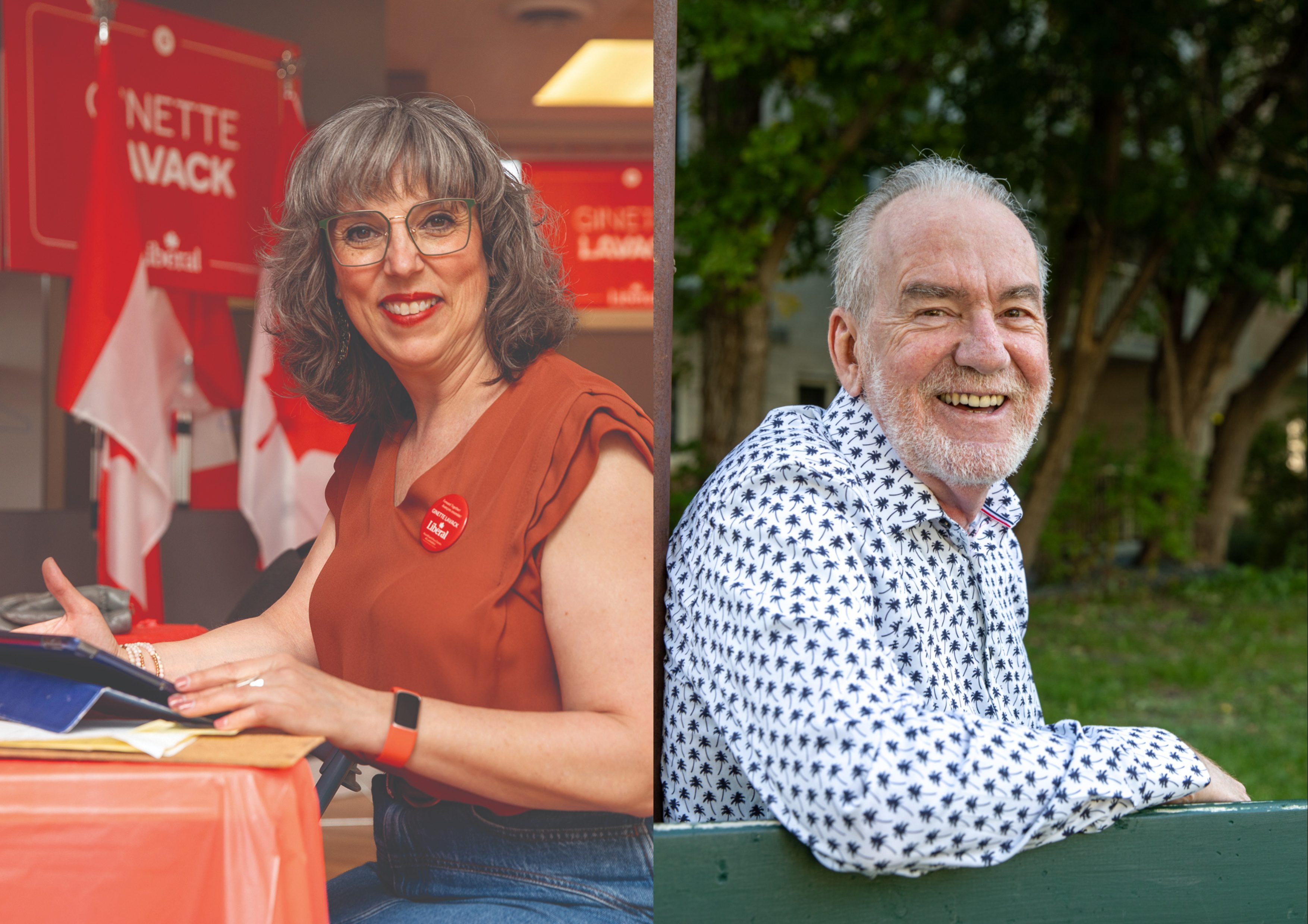Ginette Lavack et Marc Vachon (Photos: Archives La Liberté et Marta Guerrero)