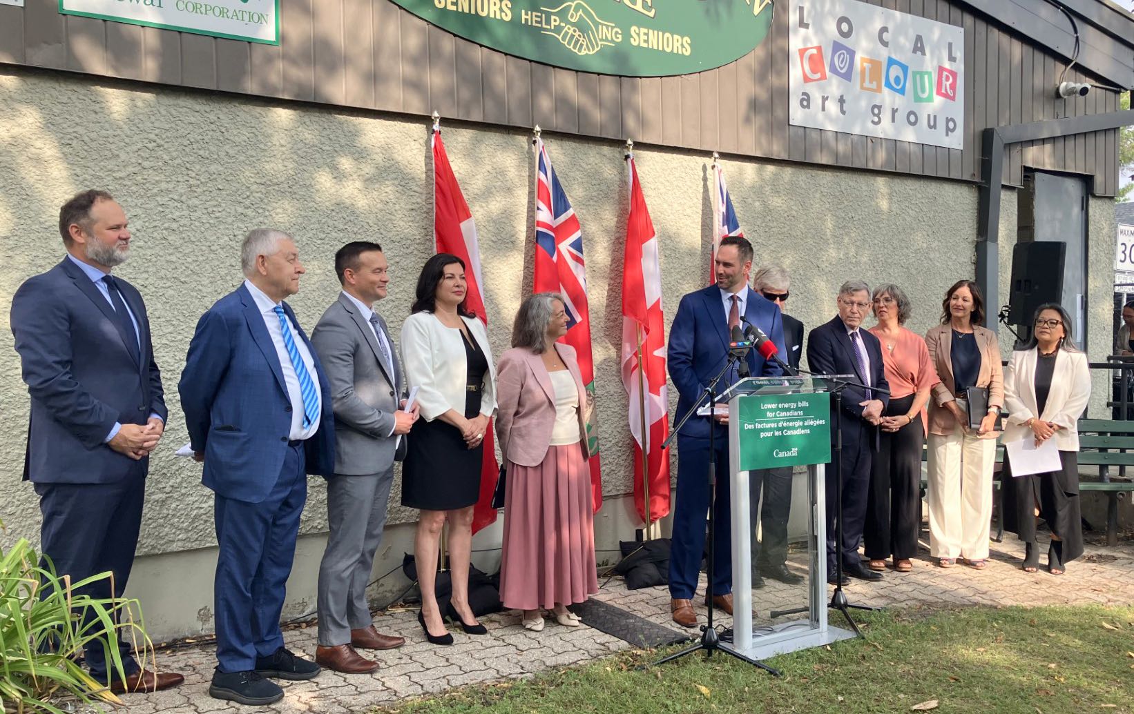 Plusieurs représentants provinciaux et fédéraux étaient présents lors de cette annonce.