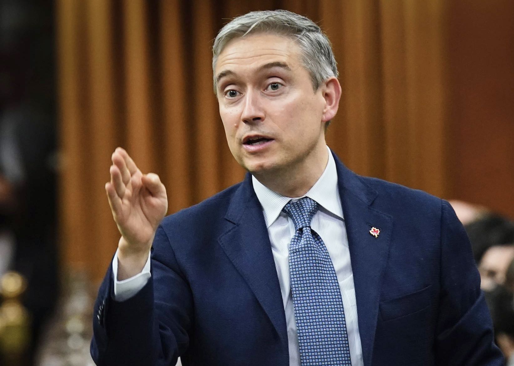 François-Philippe Champagne, ministre des Finances et du Revenu national.