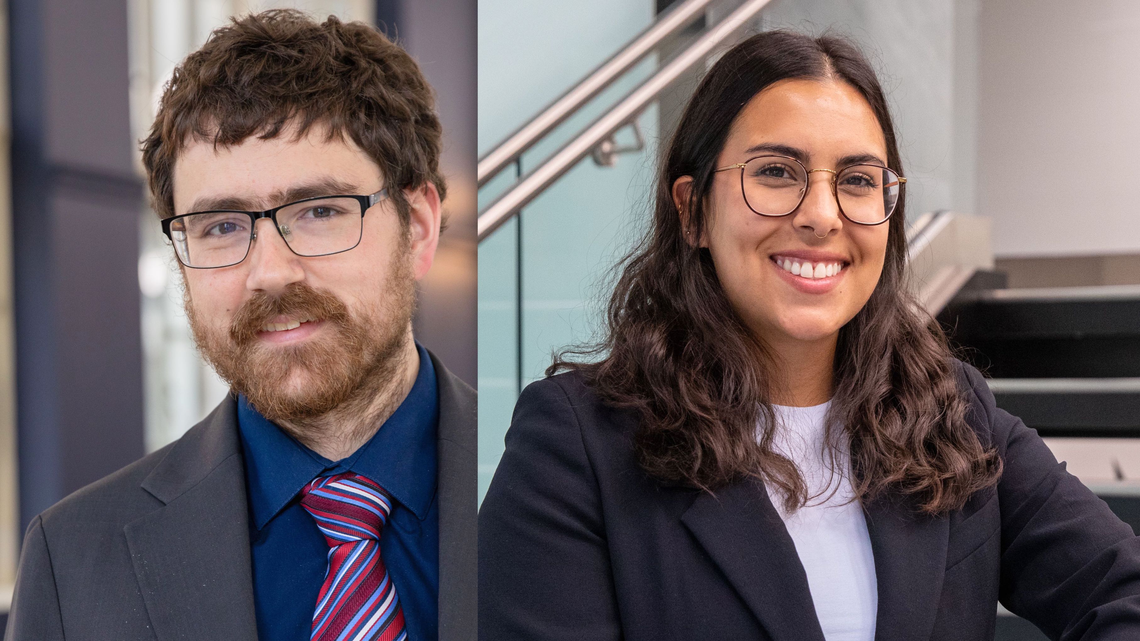 Brent Tichon et Maia Bacchus font partie de la cohorte de diplômés de cette année 2025.
