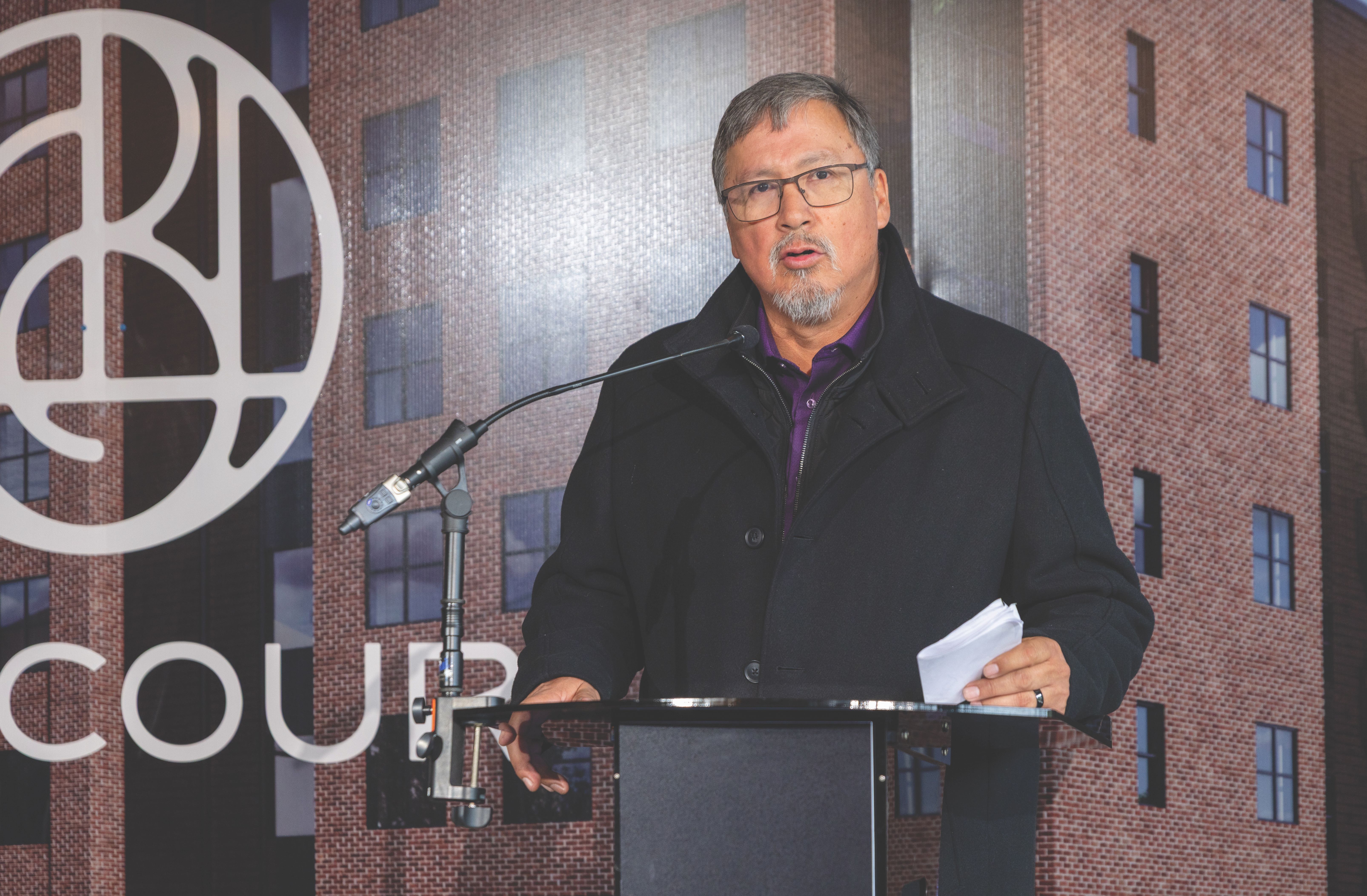 Michael Constant chef de la Nation crie d’Opaskwayak.