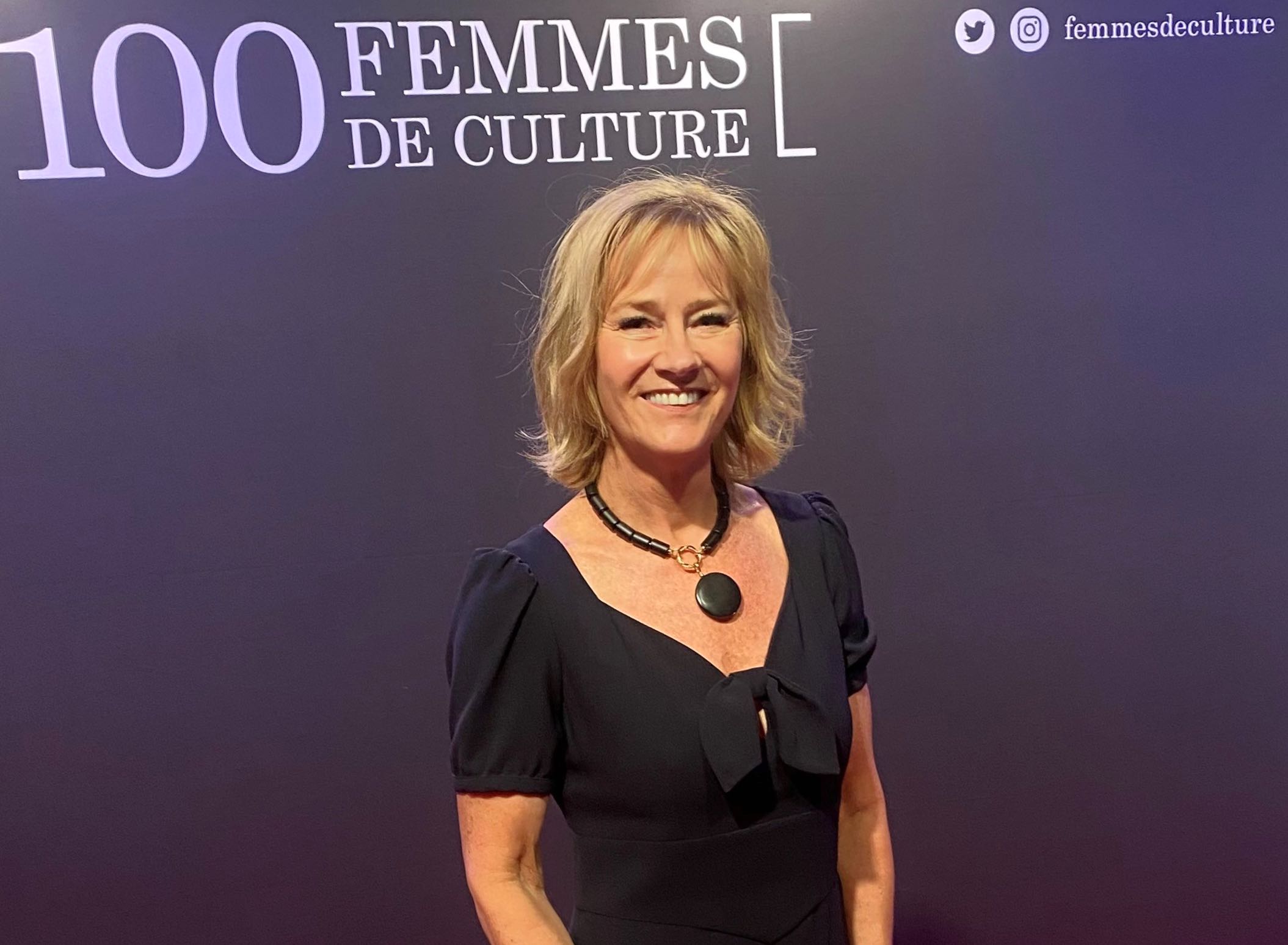 Mariette Mulaire, ici à Paris, lors de la soirée 2025 des 100 Femmes de Culture.