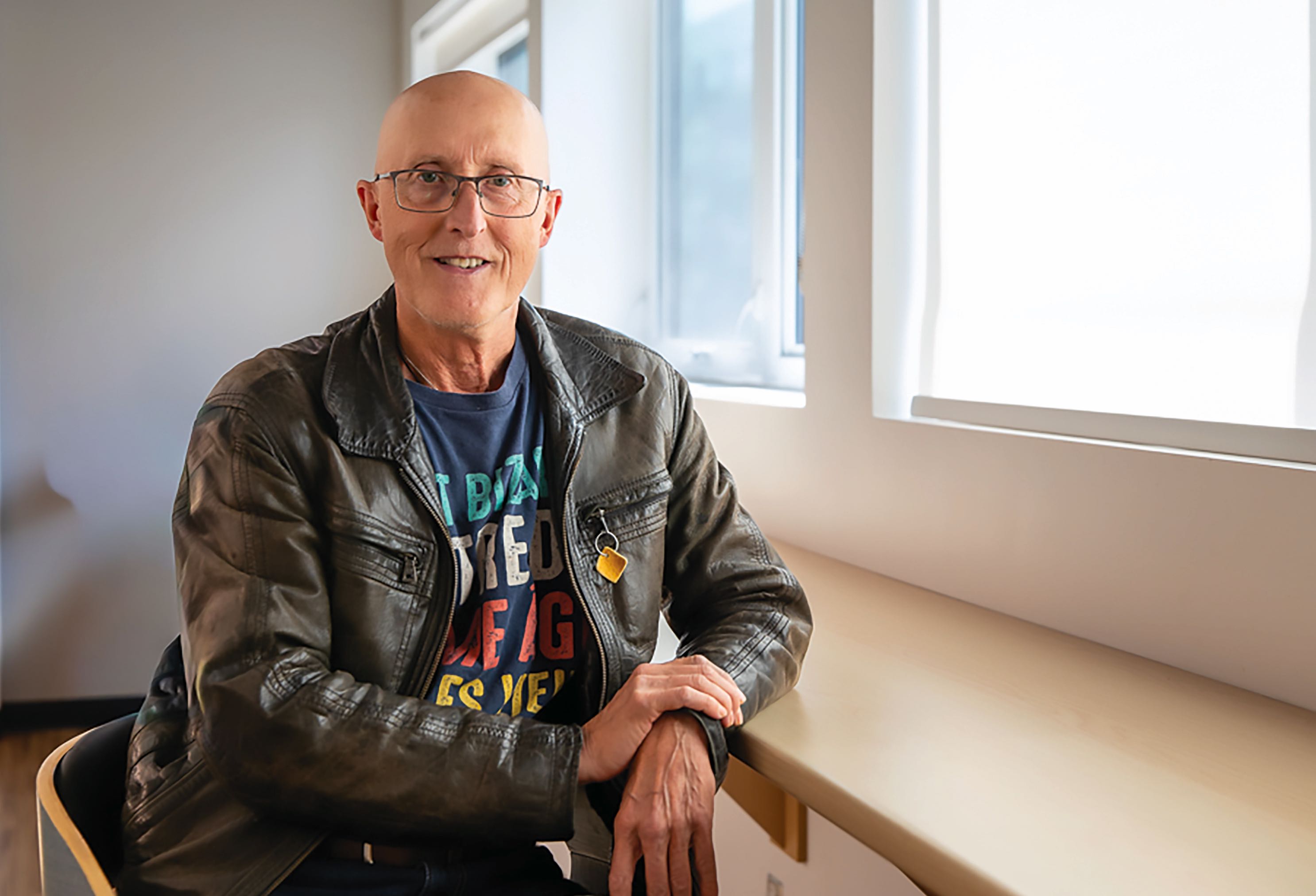 Bertrand Nayet, président de l’Association des auteure·s du Manitoba français.