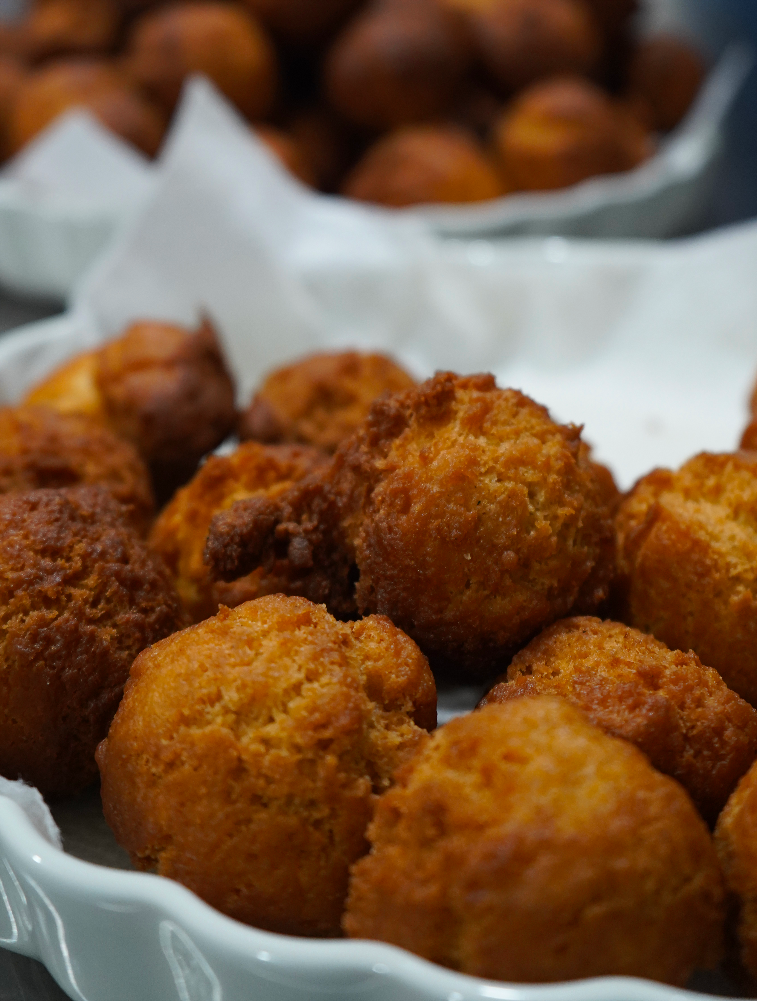 Les beignets de croquettes qui ont été réalisés pendant l'activité.