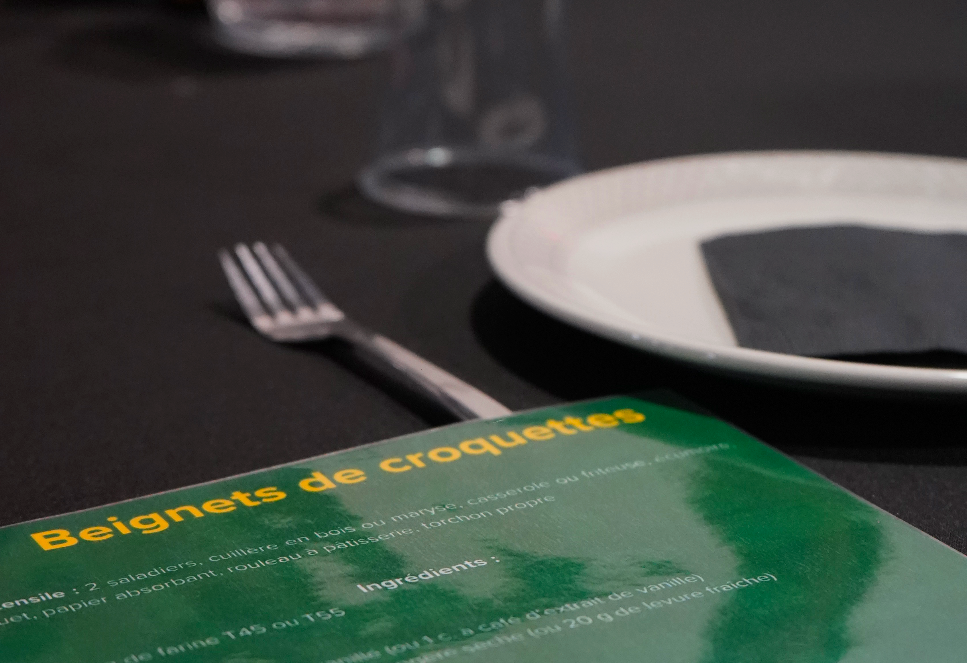 Des beignets de croquettes étaient au menu.