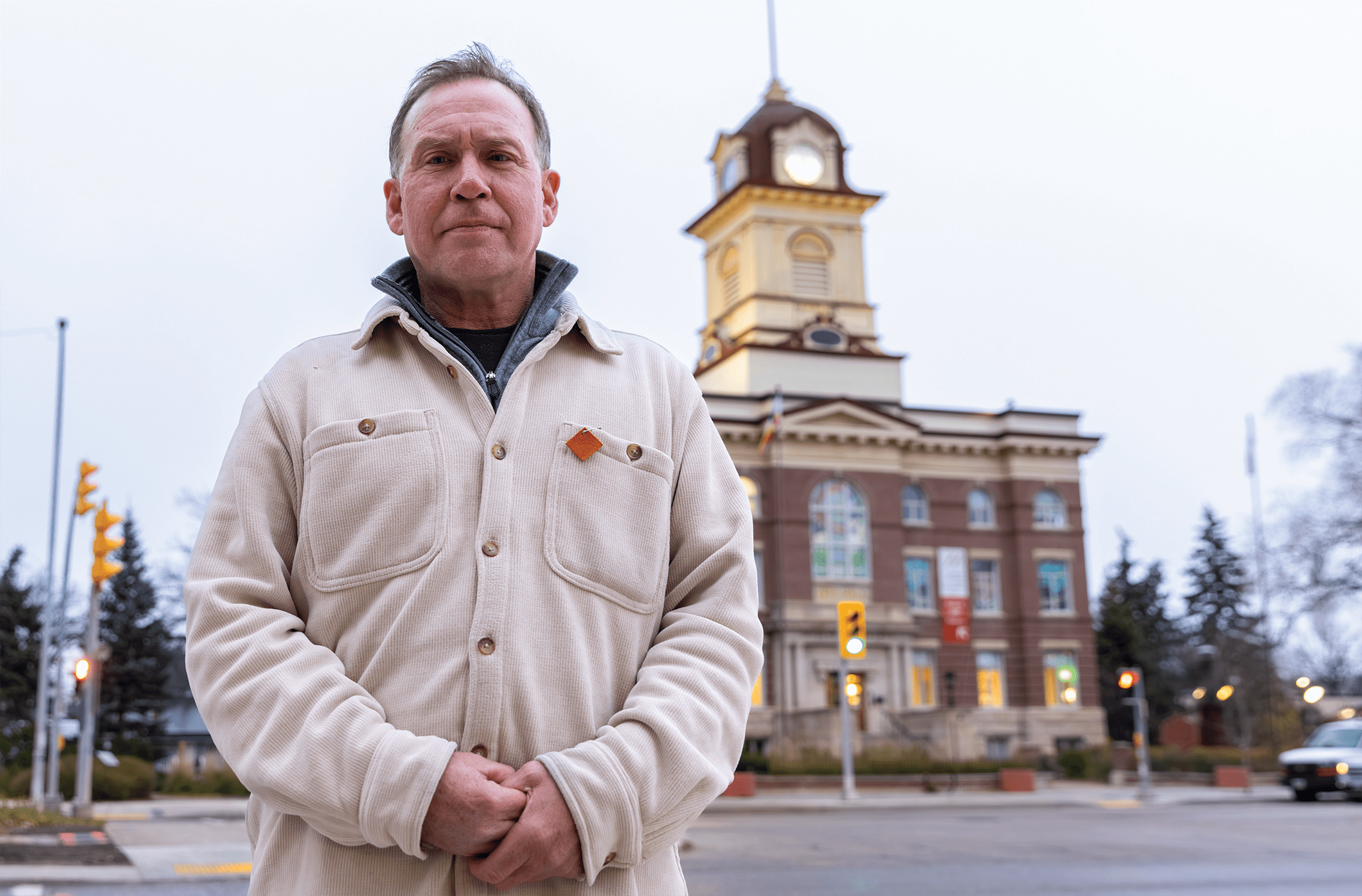 Michel Chartier, président des Ami.e.s du carré civique de Saint-Boniface.