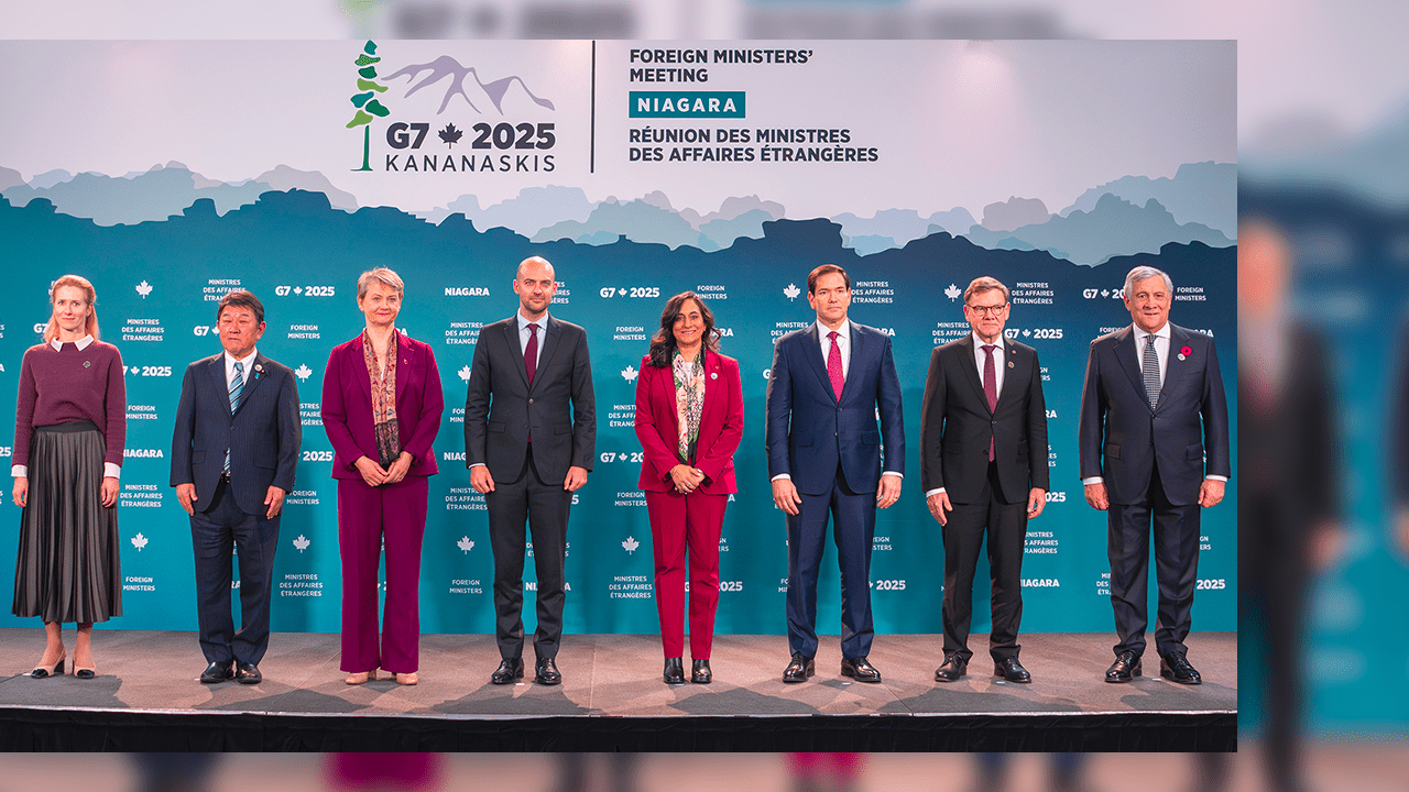 Les ministres des Affaires étrangères au G7 à Niagara. (photo : Gouvernement du Canada, site web : https://g7.canada.ca/fr/)