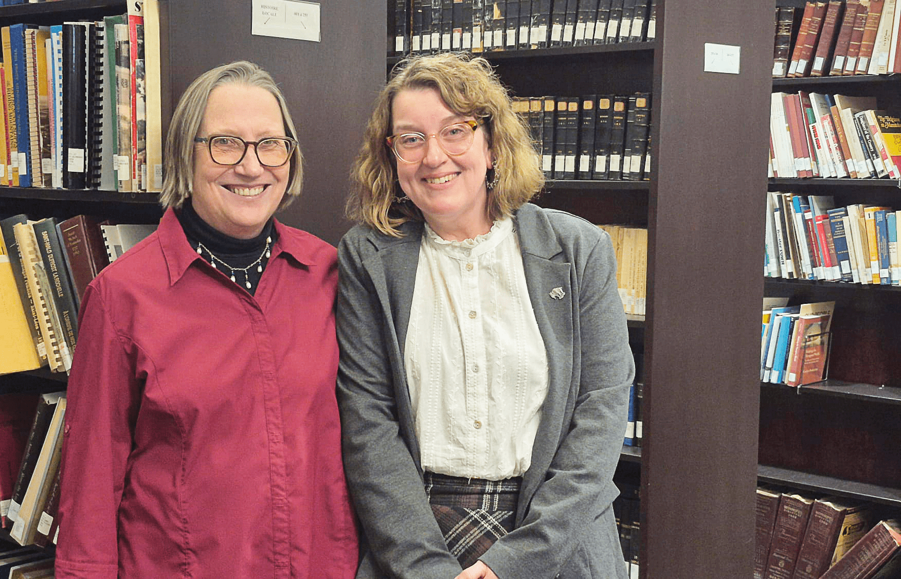 Nicole St-Onge et Émilie Pigeon.