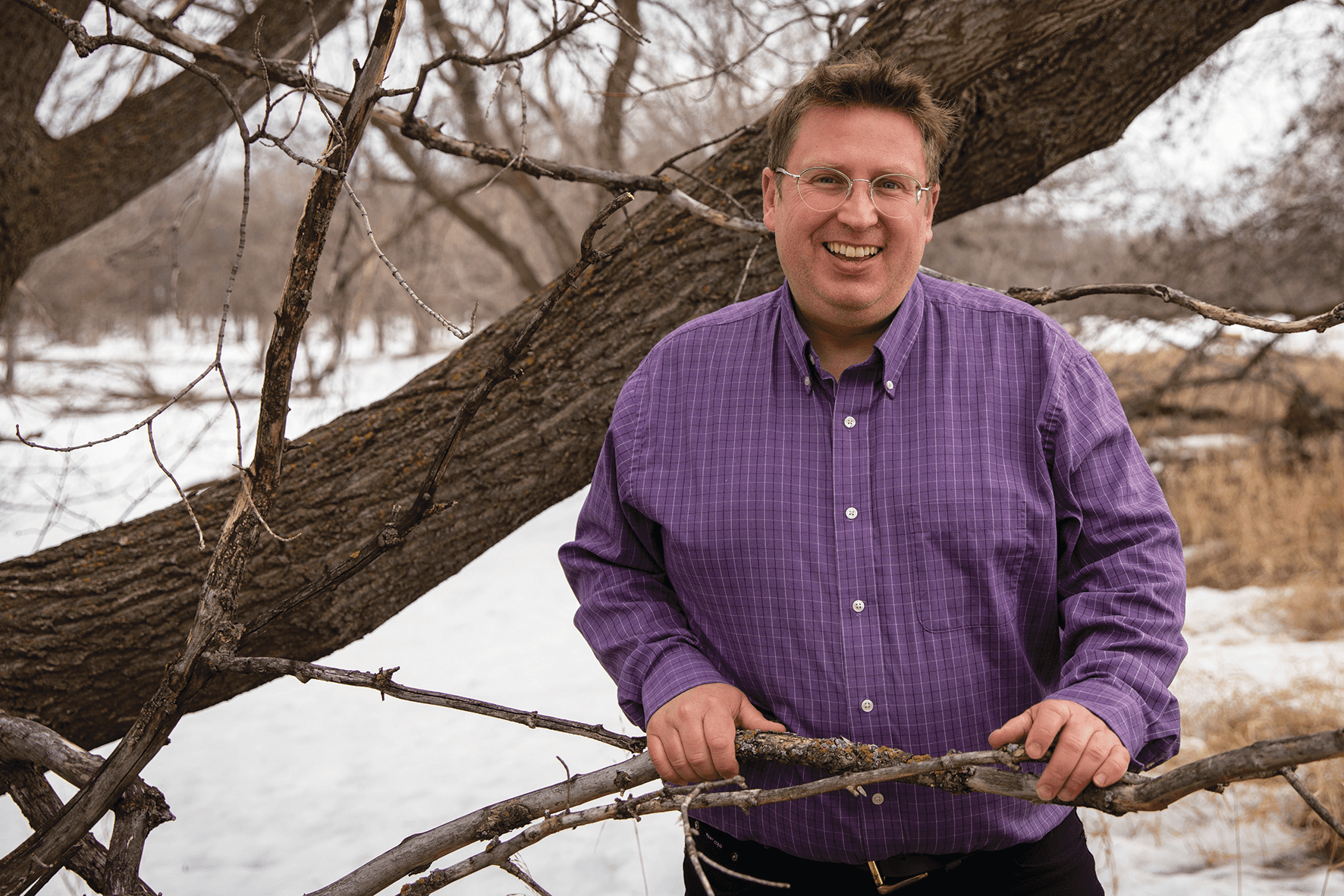 Laurent Poliquin a publié sa première pièce de théâtre Sortir des champs ombreux.