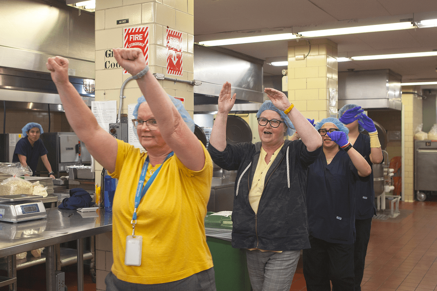 Les répétitions ne devaient pas déranger le travail des les cuisines. 