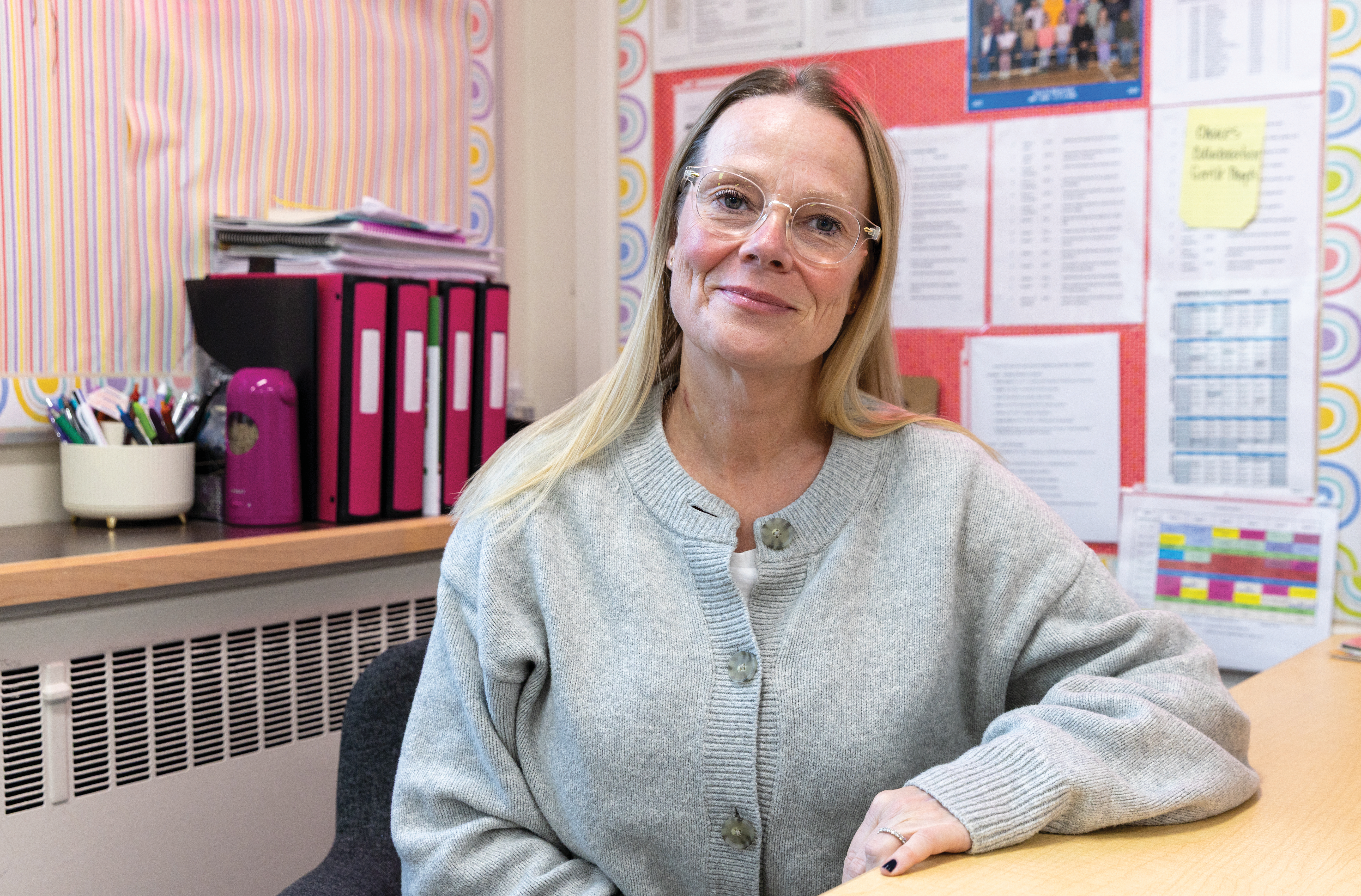 Leianne Wood, enseignante de 4e-5e année en immersion française à l’École Sir William Osler de la Division scolaire Winnipeg 1.