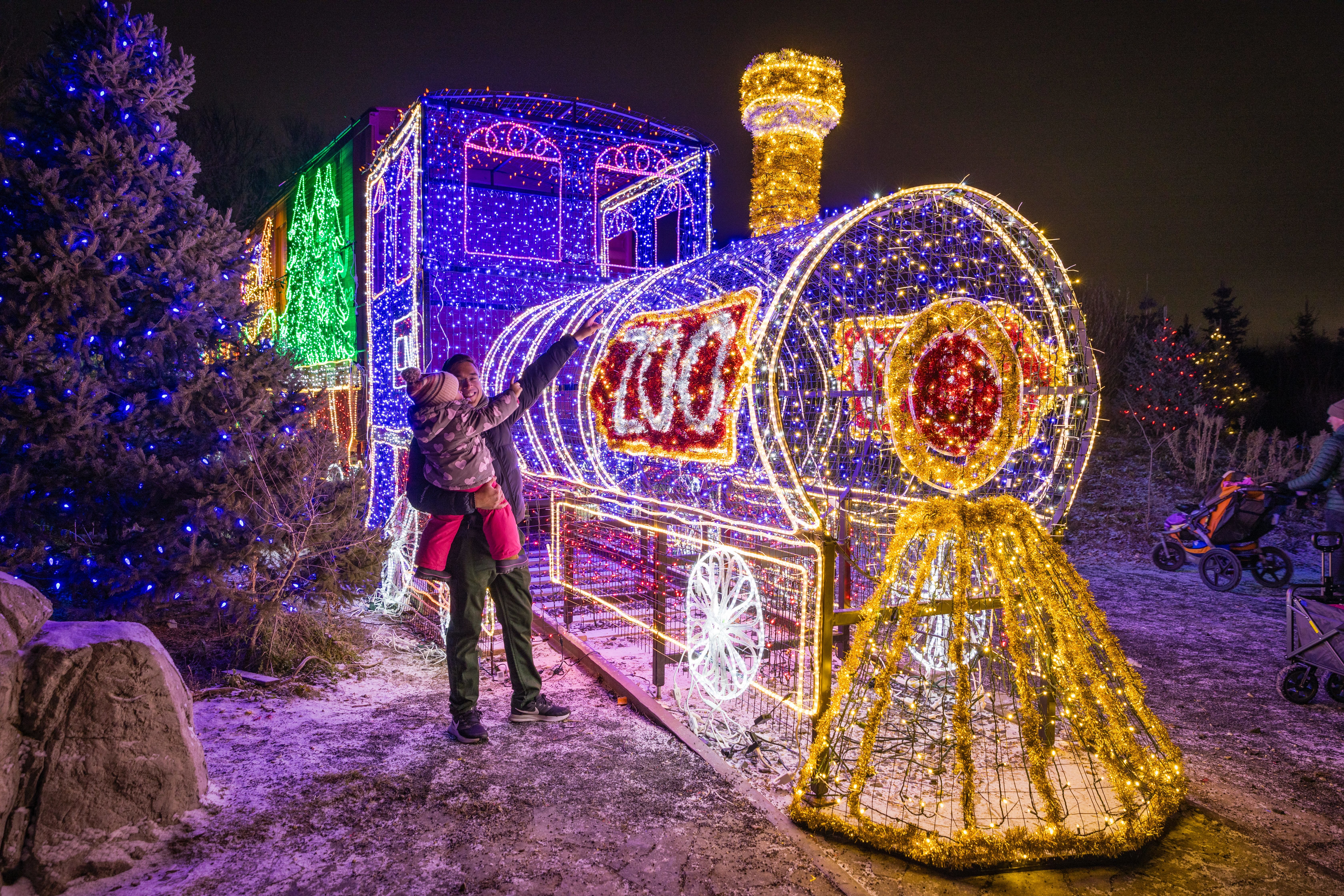Zoo Lights, véritable paradis hivernal au zoo du parc Assiniboine. (Photo: Gracieuseté)