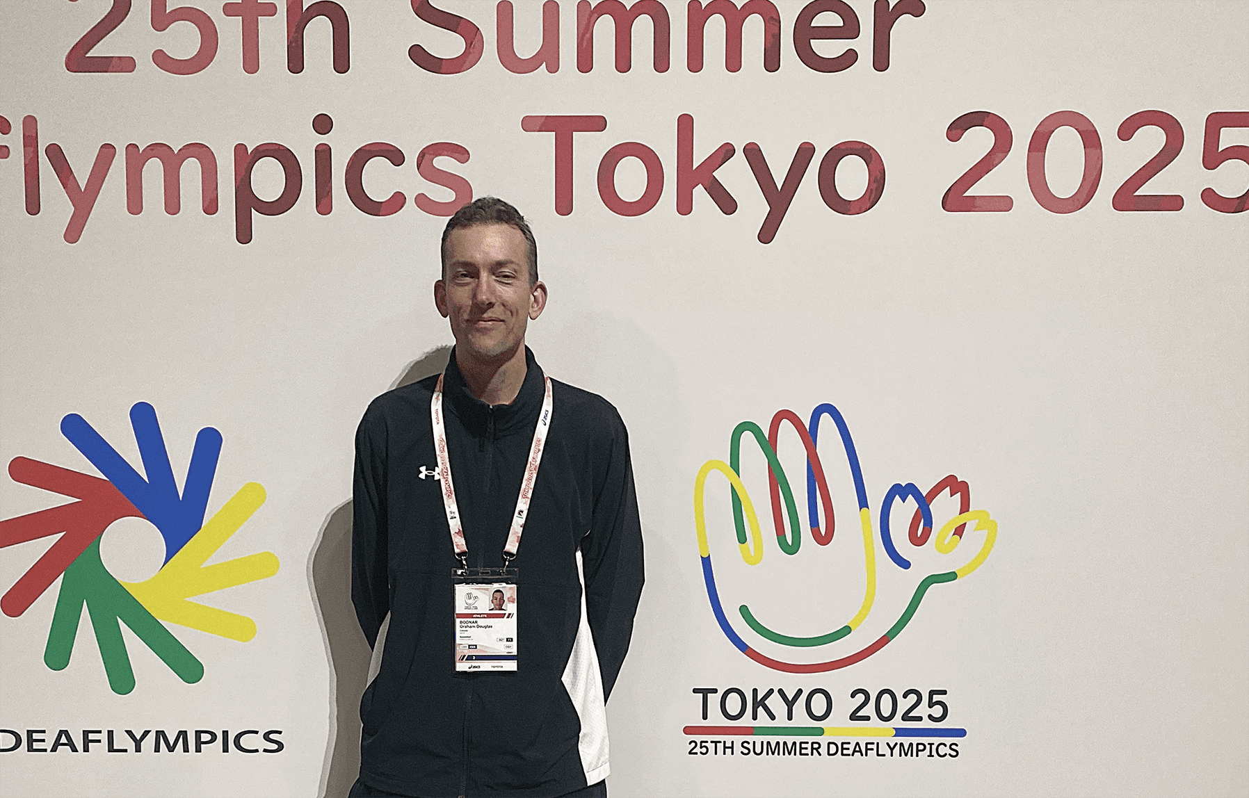 Graham Bodnar a fait partie de la délégation canadienne de basketball pour les Deaflympics de 2025 à Tokyo.