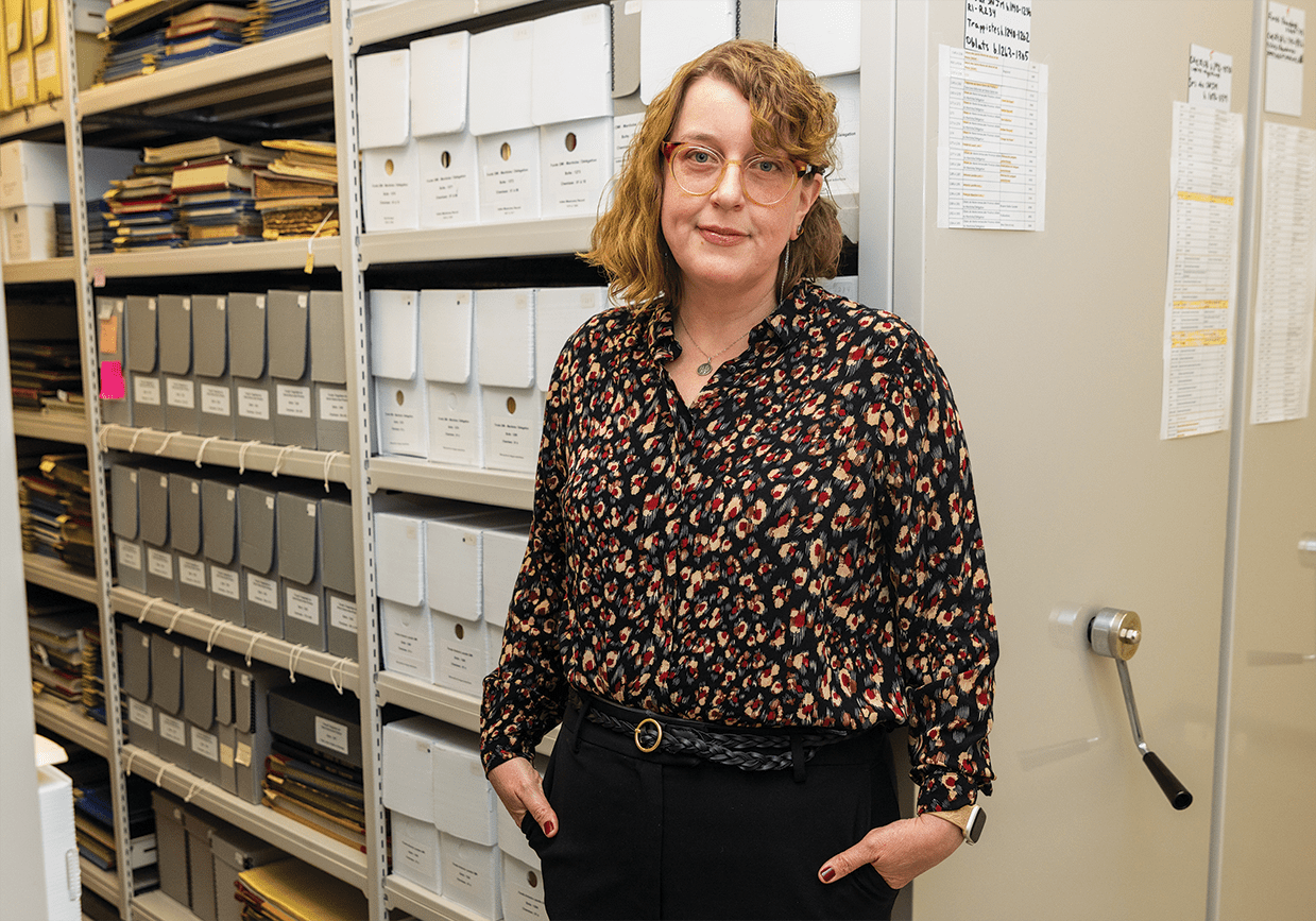 Émilie Pigeon, directrice générale de la Société historique de Saint-Boniface.