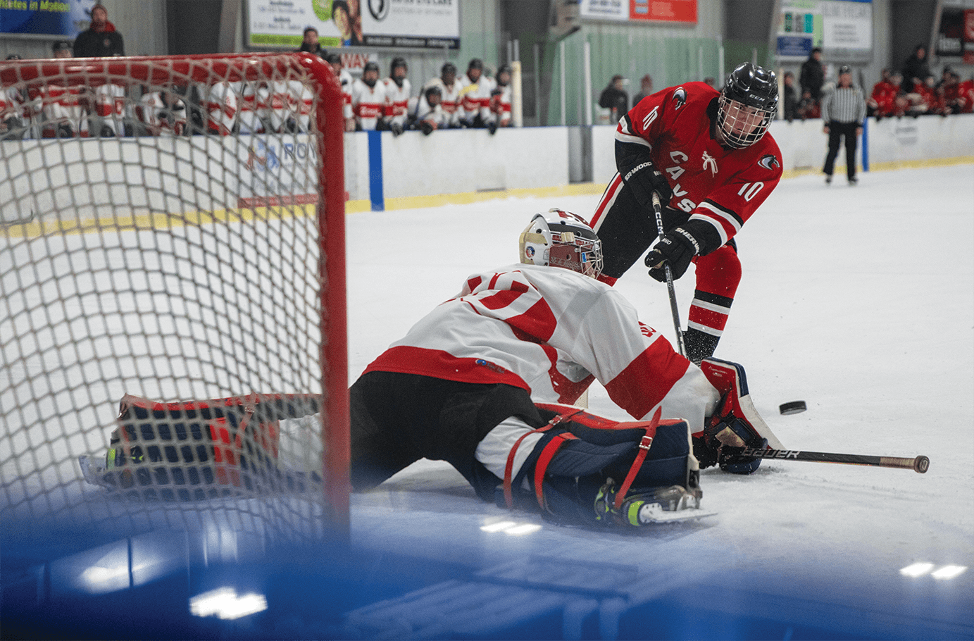 Lors d'une précédente version du Tournoi FrancoFun, une finale a eu lieu entre les Cavaliers, une équipe conjointe de l’École/Collège régional Gabrielle-Roy et de l’École Pointe-Des-Chênes, et Les Zodiacs de Collège Garden Valley. Quelle sera la prochaine équipe à gagner cette nouvelle édition?