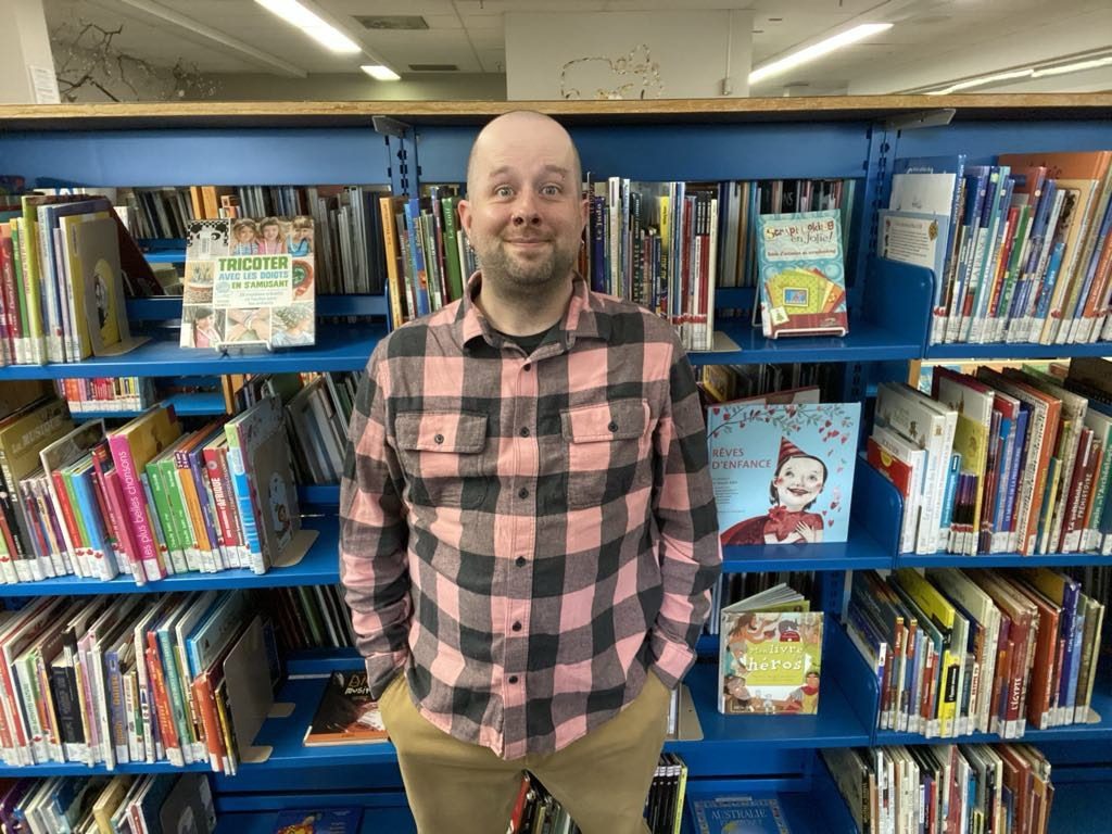 Daniel Bohémier, directeur adjoint de la bibliothèque de St Boniface
