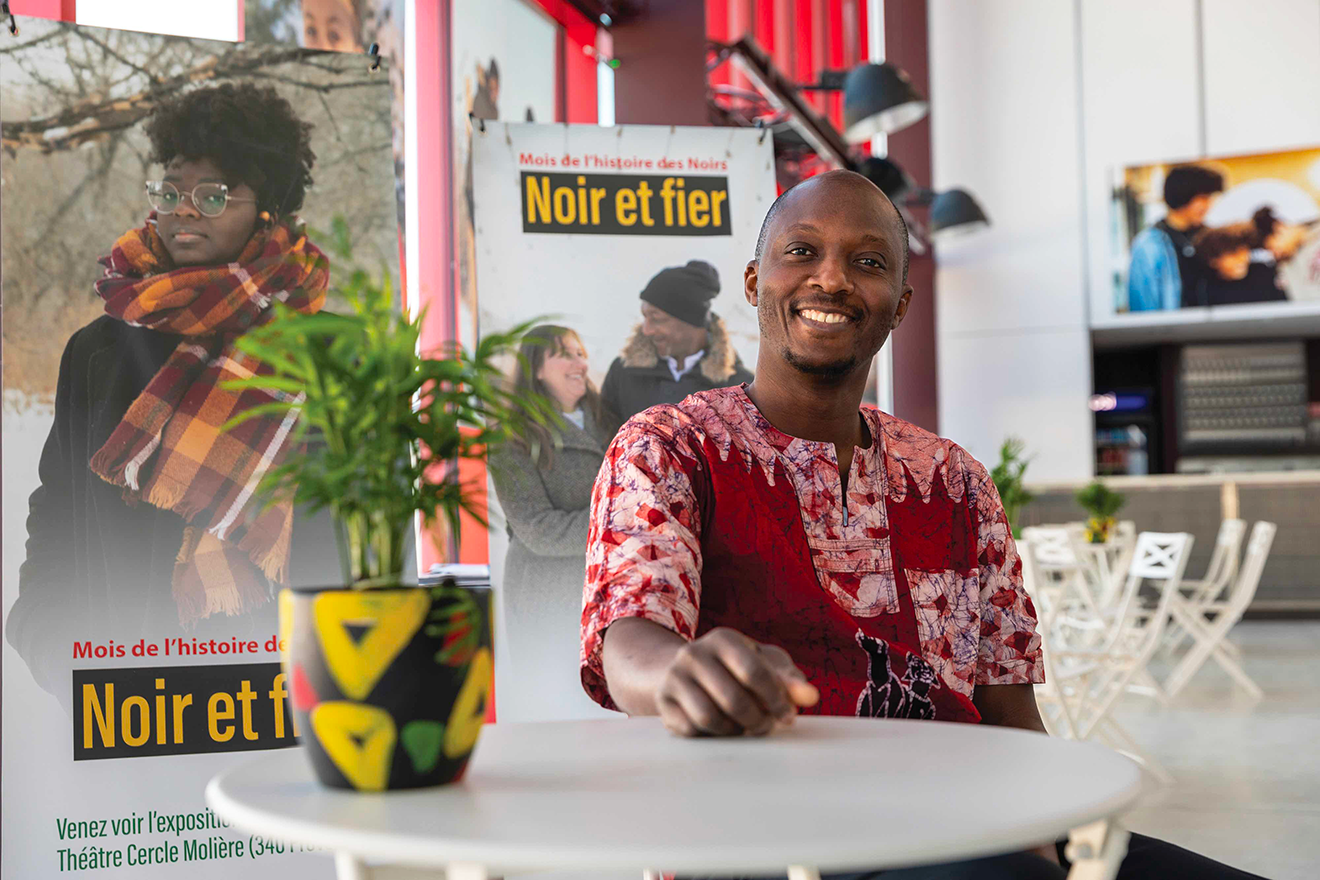 Wilgis Agossa, directeur artistique de Noir et Fier.