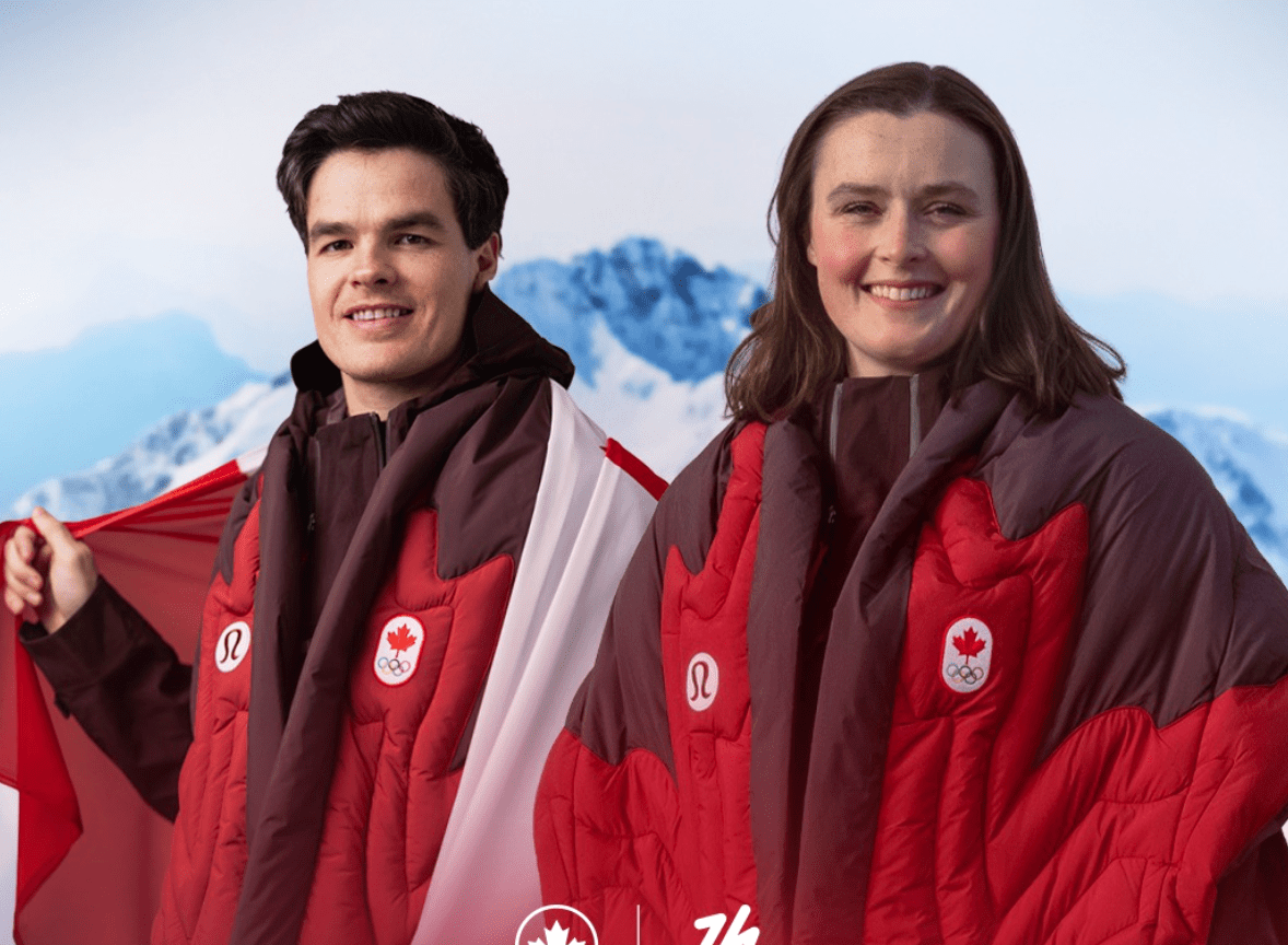 Mikaël Kingsbury et Marielle Thompson.