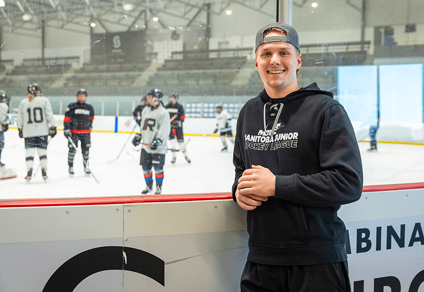 Justin Perreault participe à la série Champions à voir sur TFO.