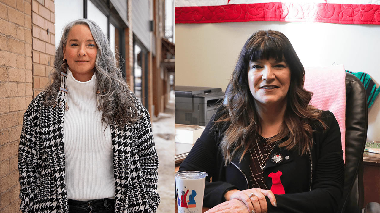 Nahanni Fontaine, ministre des Familles, ministre responsable de l'Accessibilité et ministre responsable des Femmes et de l'Égalité des genres. Bernadette Smith, ministre du Logement, de la Lutte contre les dépendances et de la Lutte contre l'itinérance et ministre responsable de la Santé mentale. Les deux ministres sont coprésidentes du Comité du Cabinet chargé de la réduction de la pauvreté.