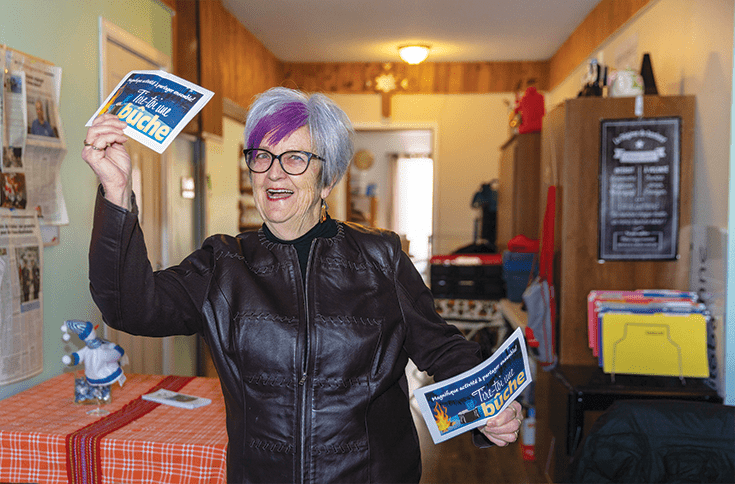 Diane Connelly, directrice générale du Comité Culturel de Sainte-Anne.