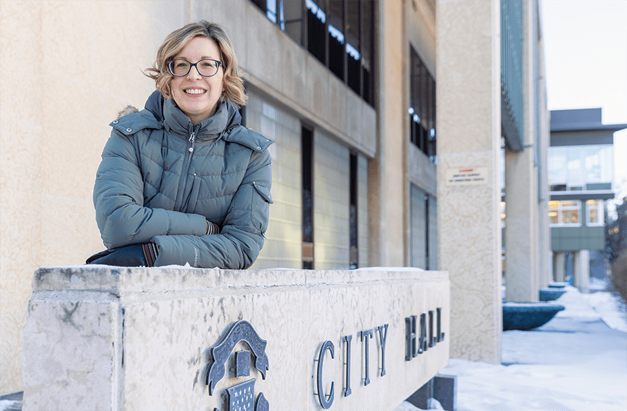 Emma Durand-Wood, conseillère municipale d’Elmwood – Kildonan Est.