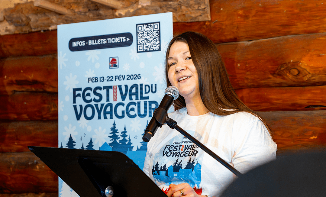La directrice générale du Festival du Voyageur, Breanne Lavalee-Heckert.