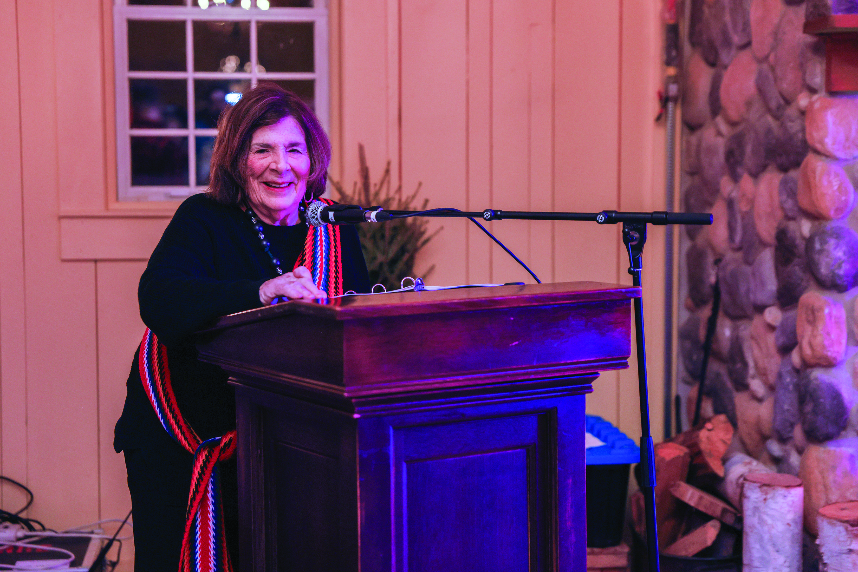 La lieutenante-gouverneure du Manitoba, Anita Neville, a prononcé quelques mots à l’occasion de l’ouverture du festival. 