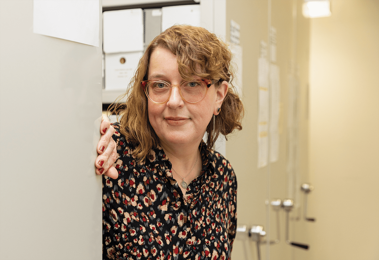 Émilie Pigeon, directrice générale de la Société Historique de Saint-Boniface.