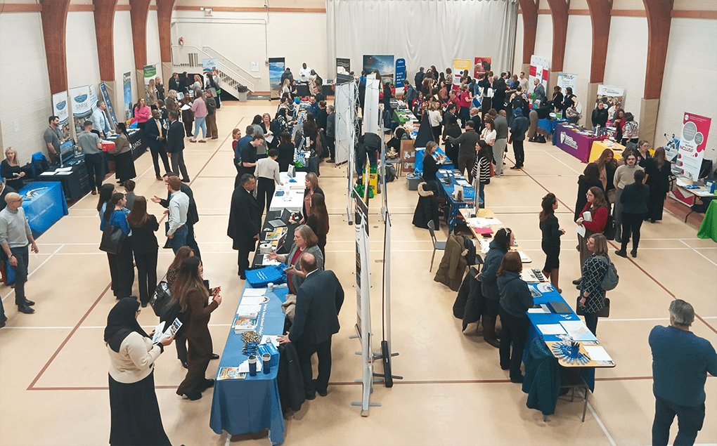 Plusieurs dizaines de personnes étaient présentes à la Foire des carrières en éducation de l'USB.