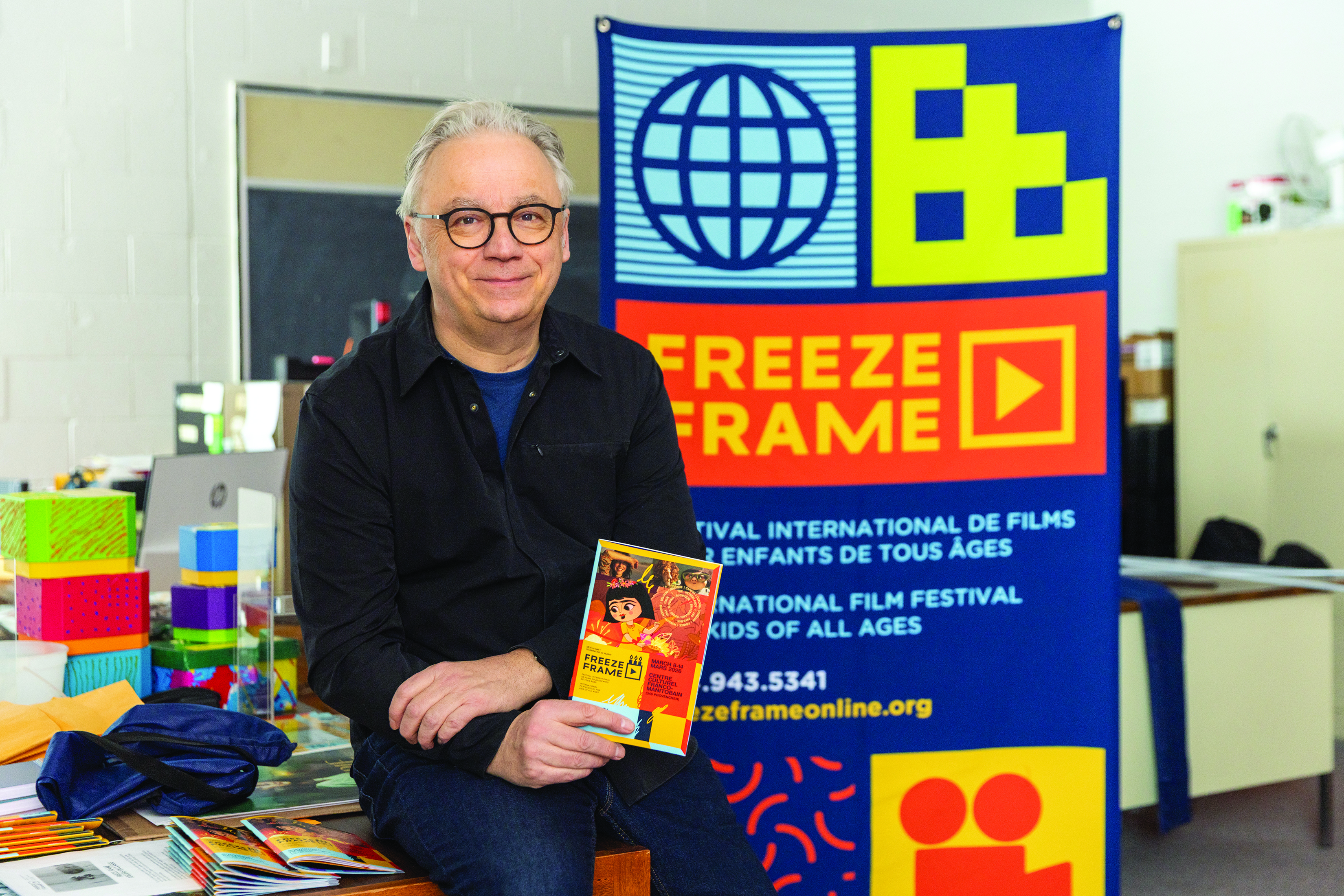 Pascal Boutroy, directeur artistique et cofondateur du festival Freeze Frame. (Photo : Marta Guerrero)