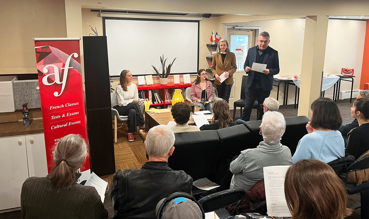 Le monde était présent pour cet évènement présenté par l'Alliance française du Manitoba, ce 18 mars.