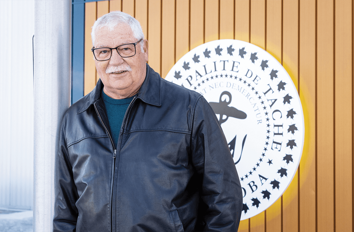 Le maire de la municipalité rurale de Taché, Armand Poirier.