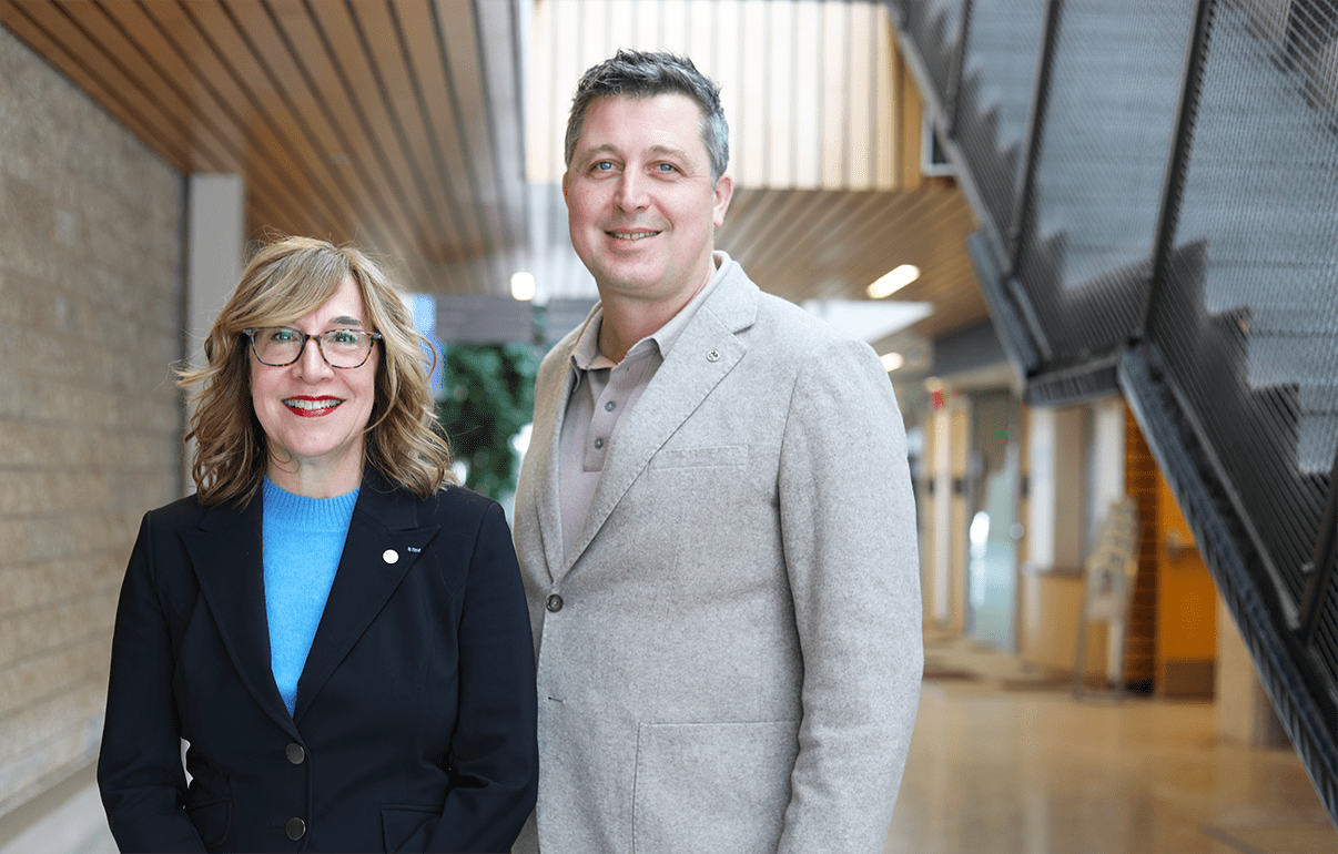 La directrice générale de l’ACFAS Sophie Montreuil ainsi que son président Martin Maltais étaient à Winnipeg récemment.